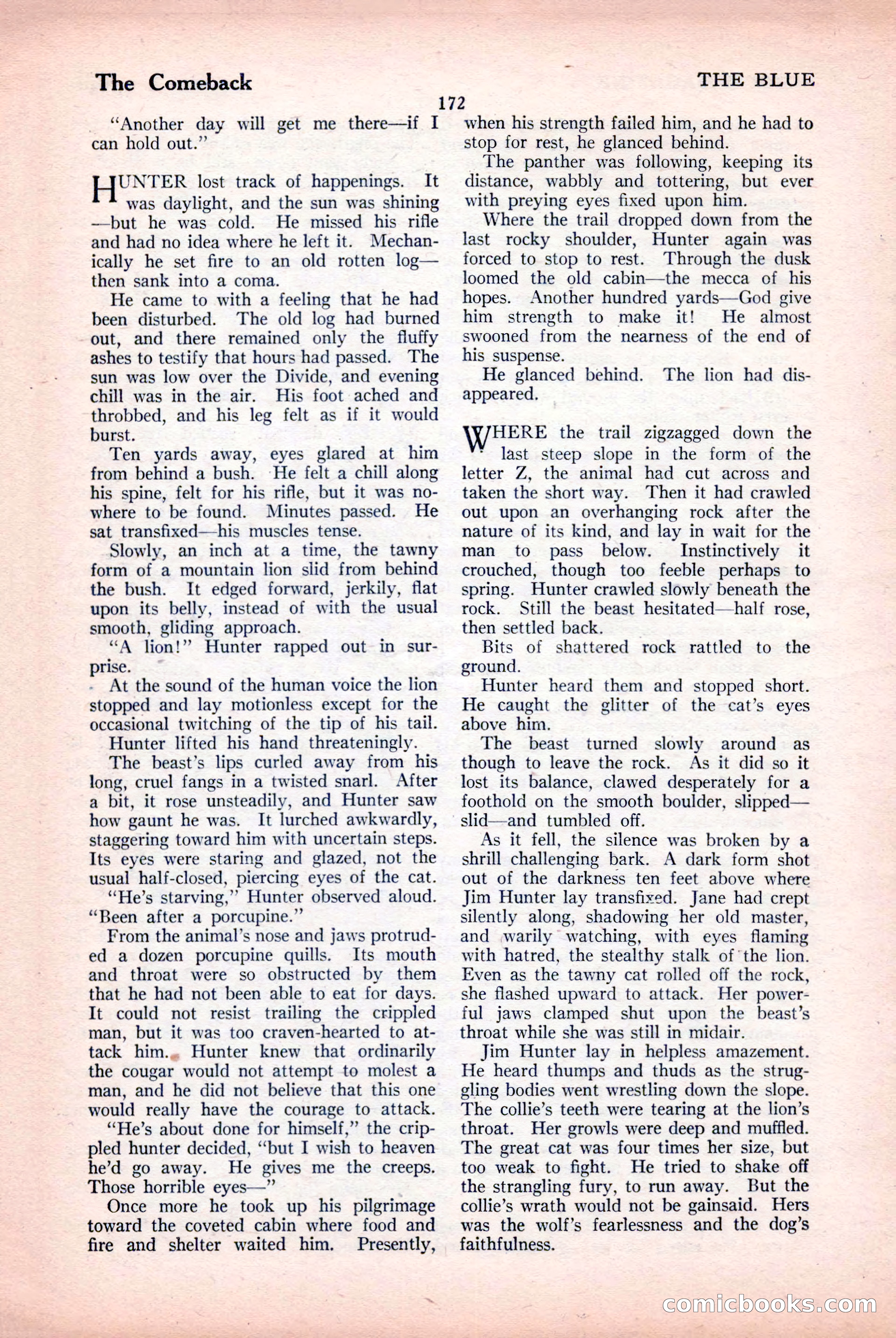The Blue Book Magazine, April 1926 — page 174 of 208
