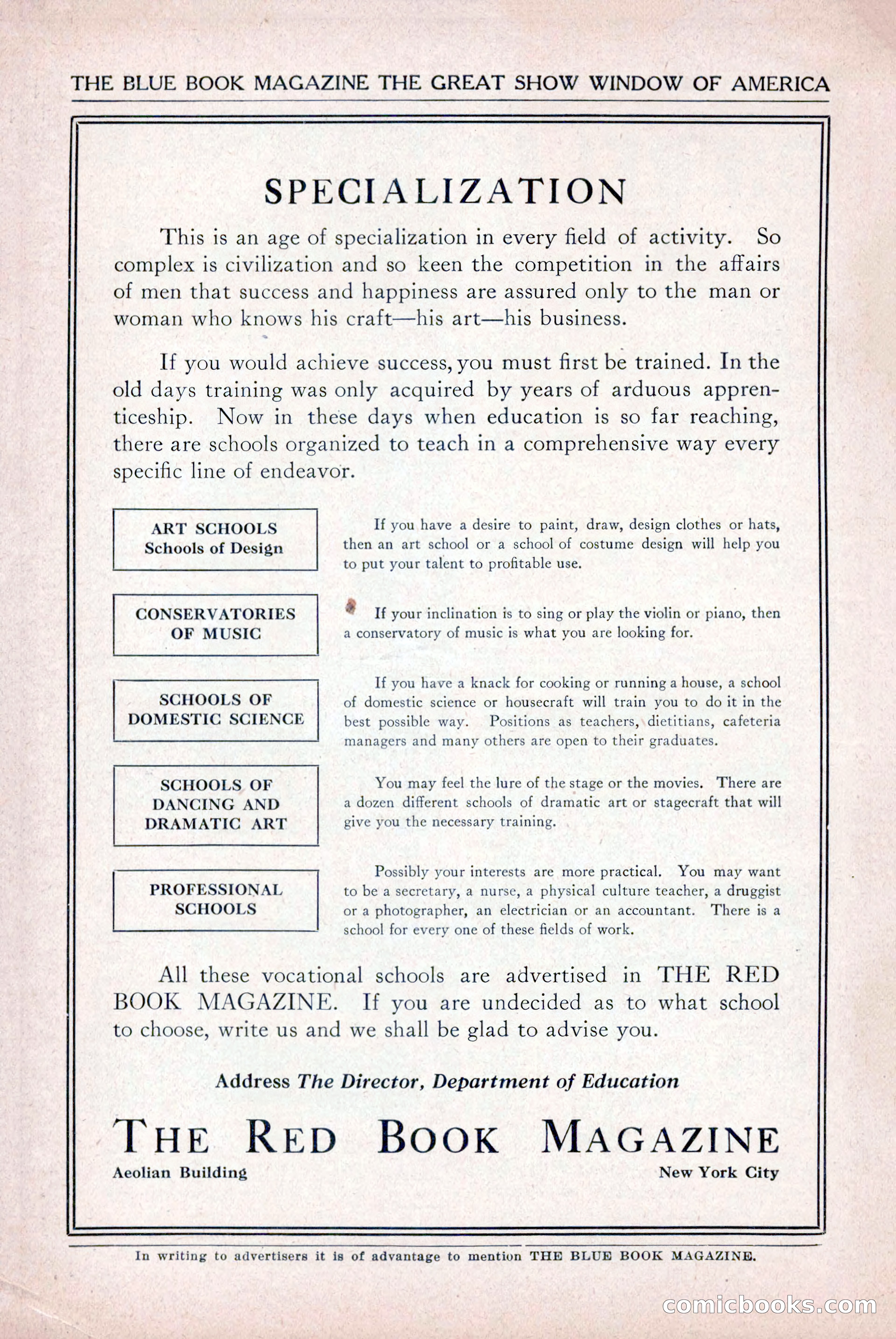 The Blue Book Magazine, April 1926 — page 204 of 208