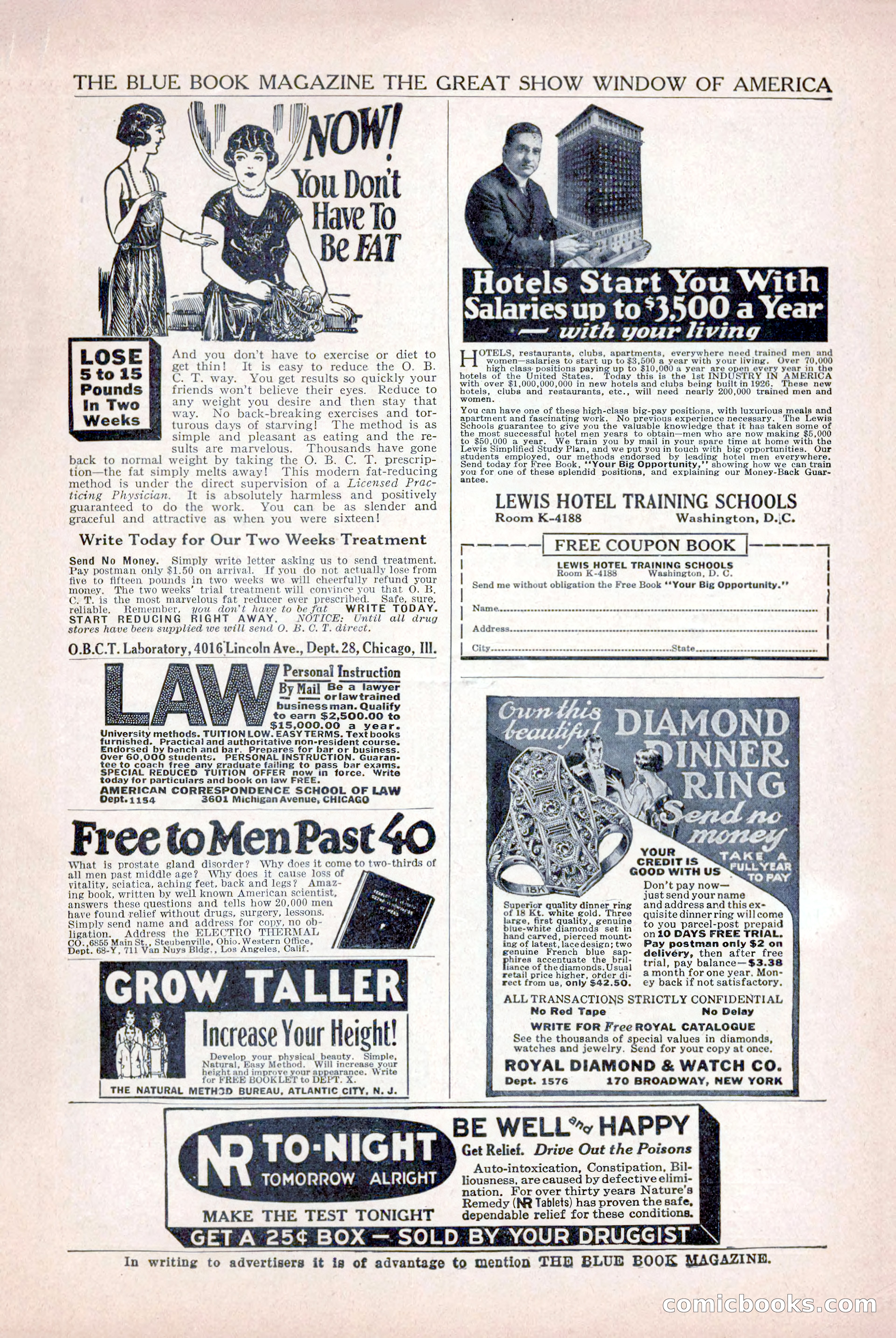 The Blue Book Magazine, April 1926 — page 205 of 208