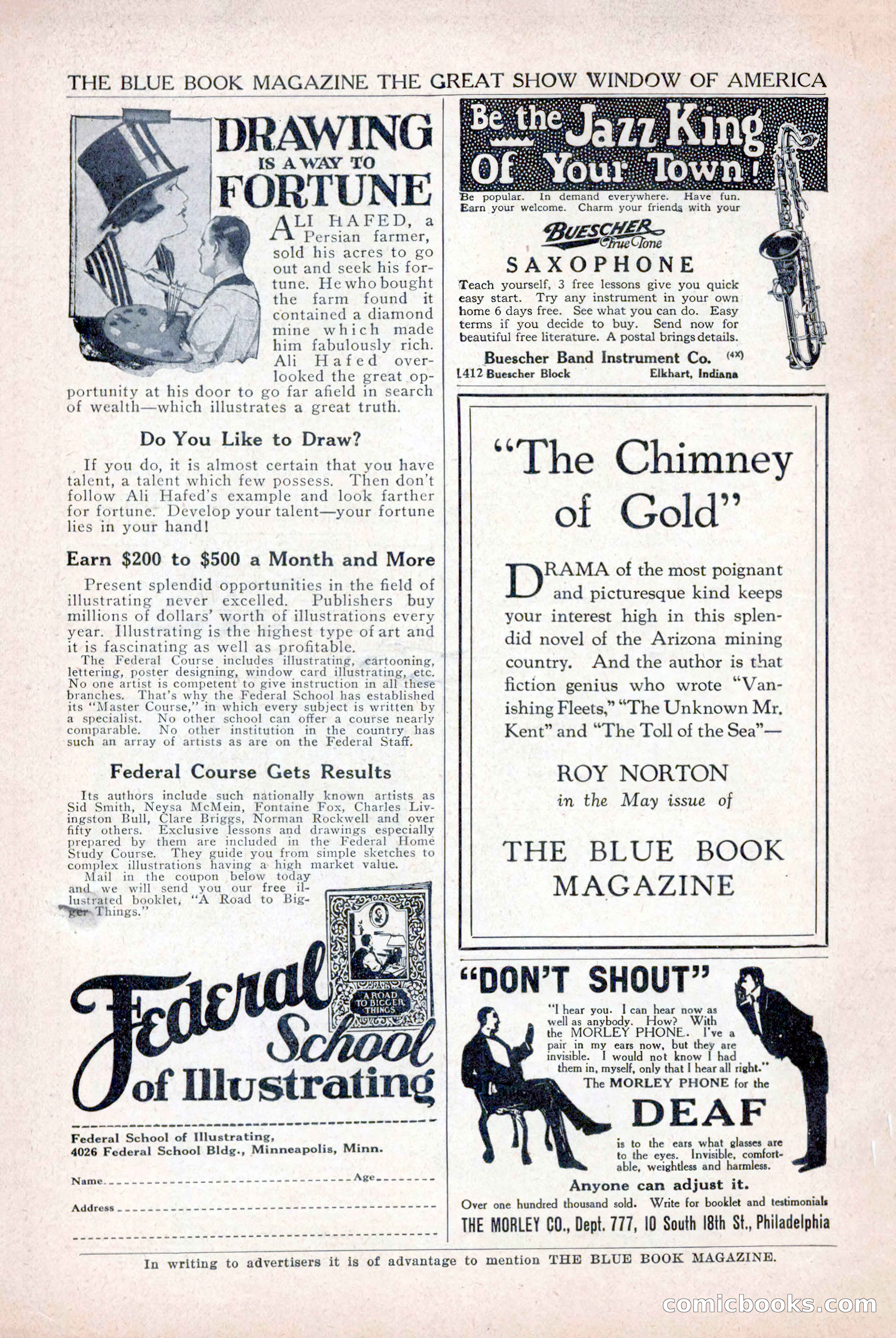 The Blue Book Magazine, April 1926 — page 206 of 208