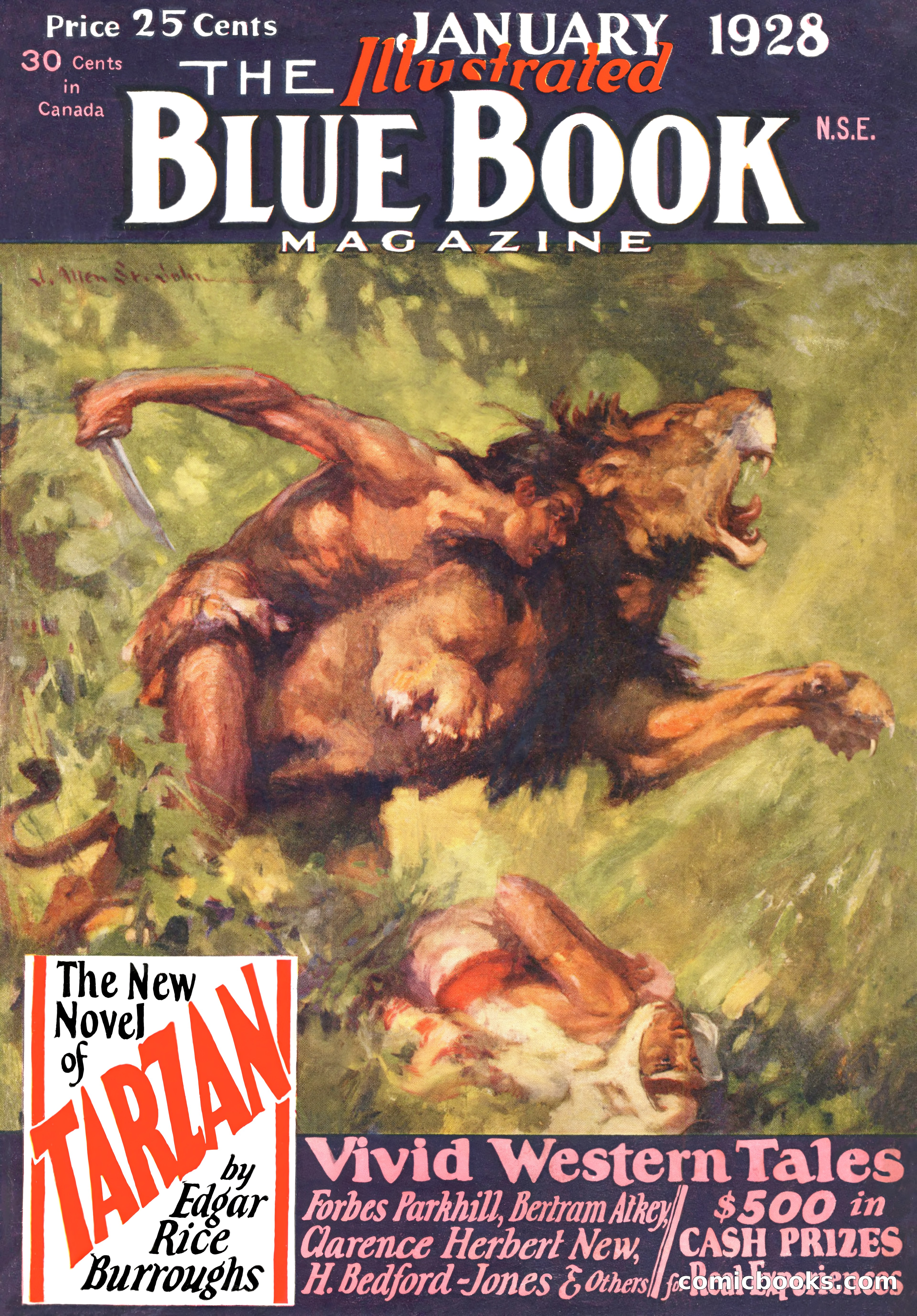 The Illustrated Blue Book Magazine, January 1928