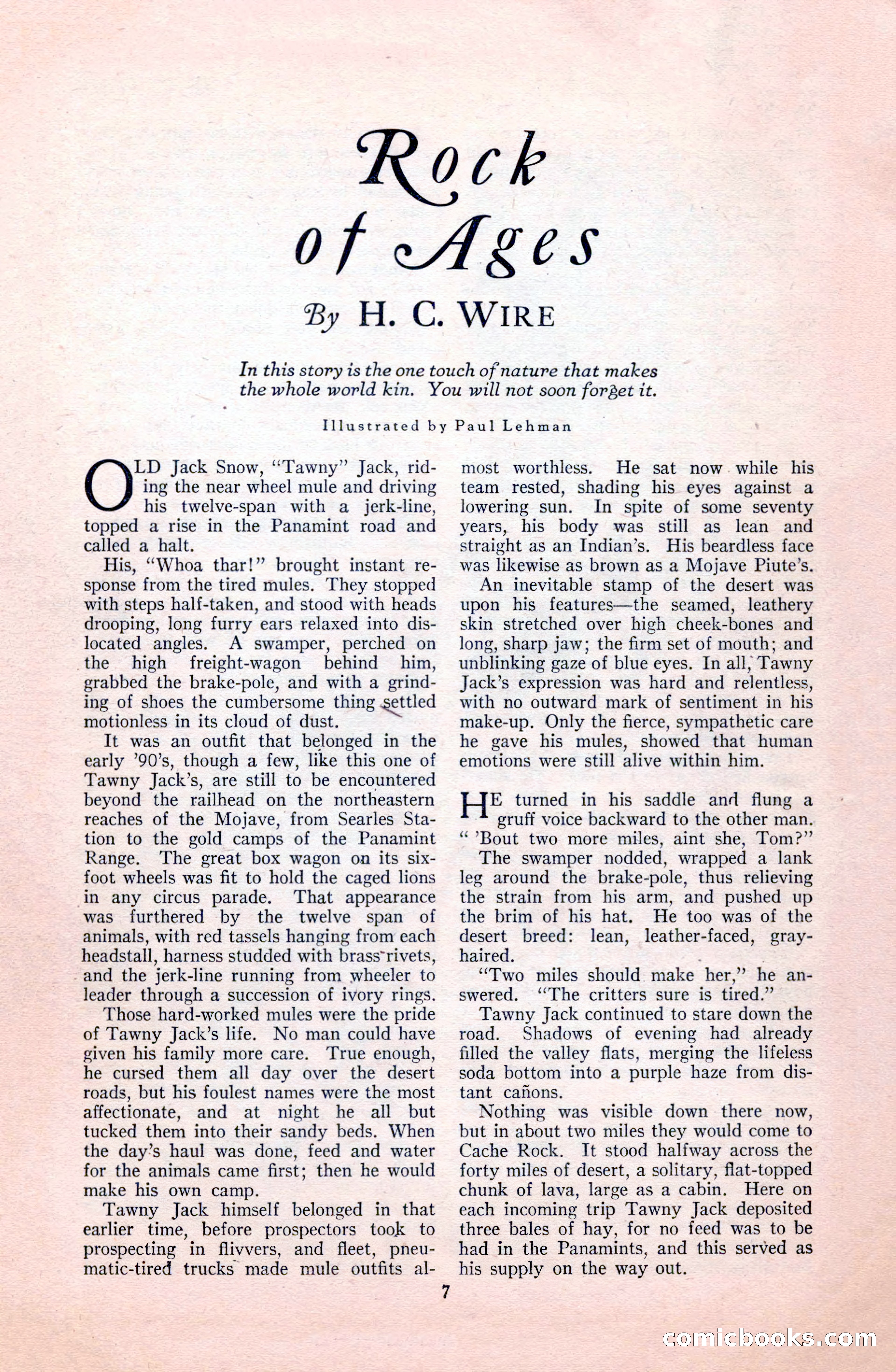 The Illustrated Blue Book Magazine, January 1928 — page 7 of 202