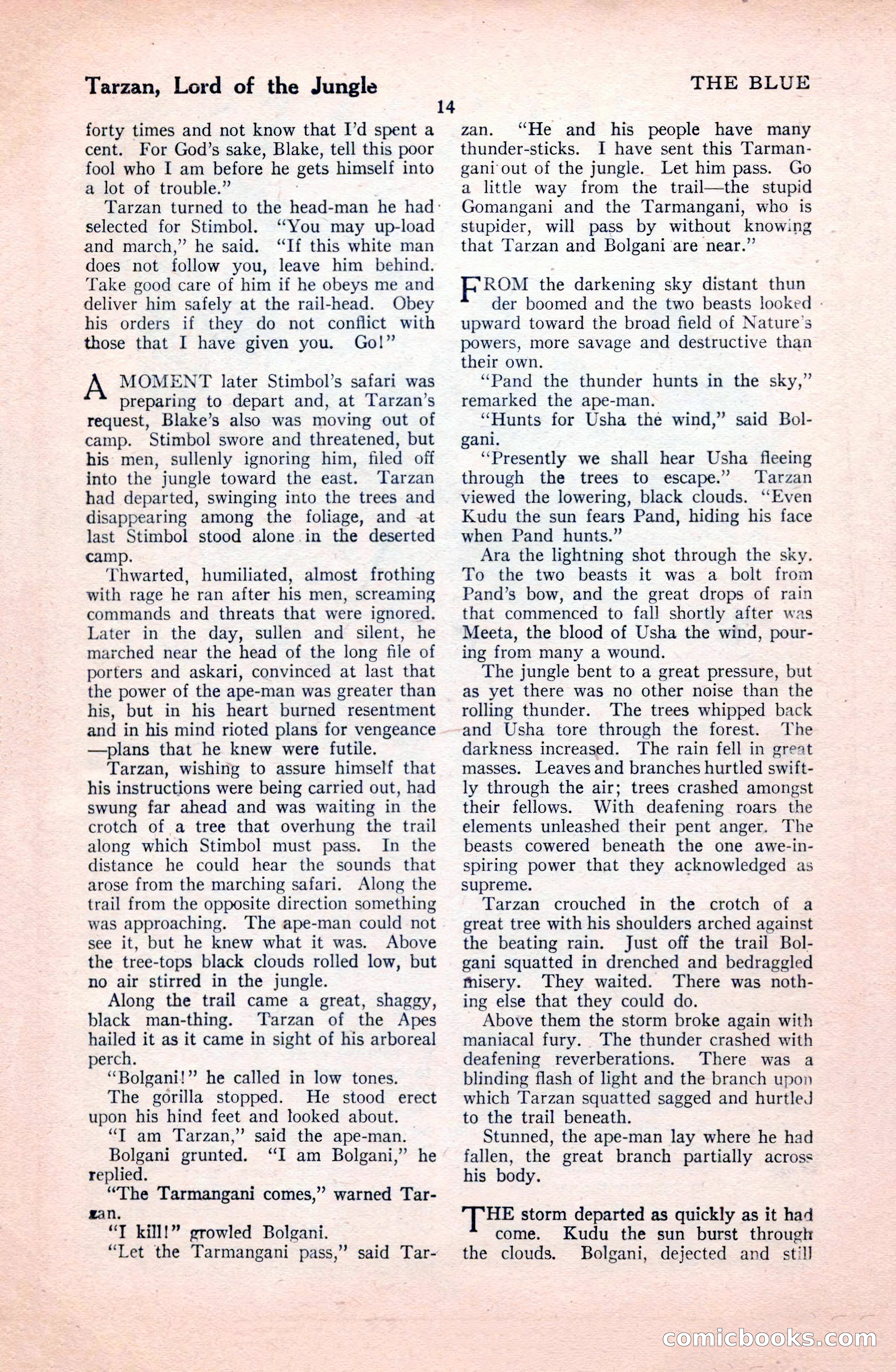 The Illustrated Blue Book Magazine, January 1928 — page 14 of 202