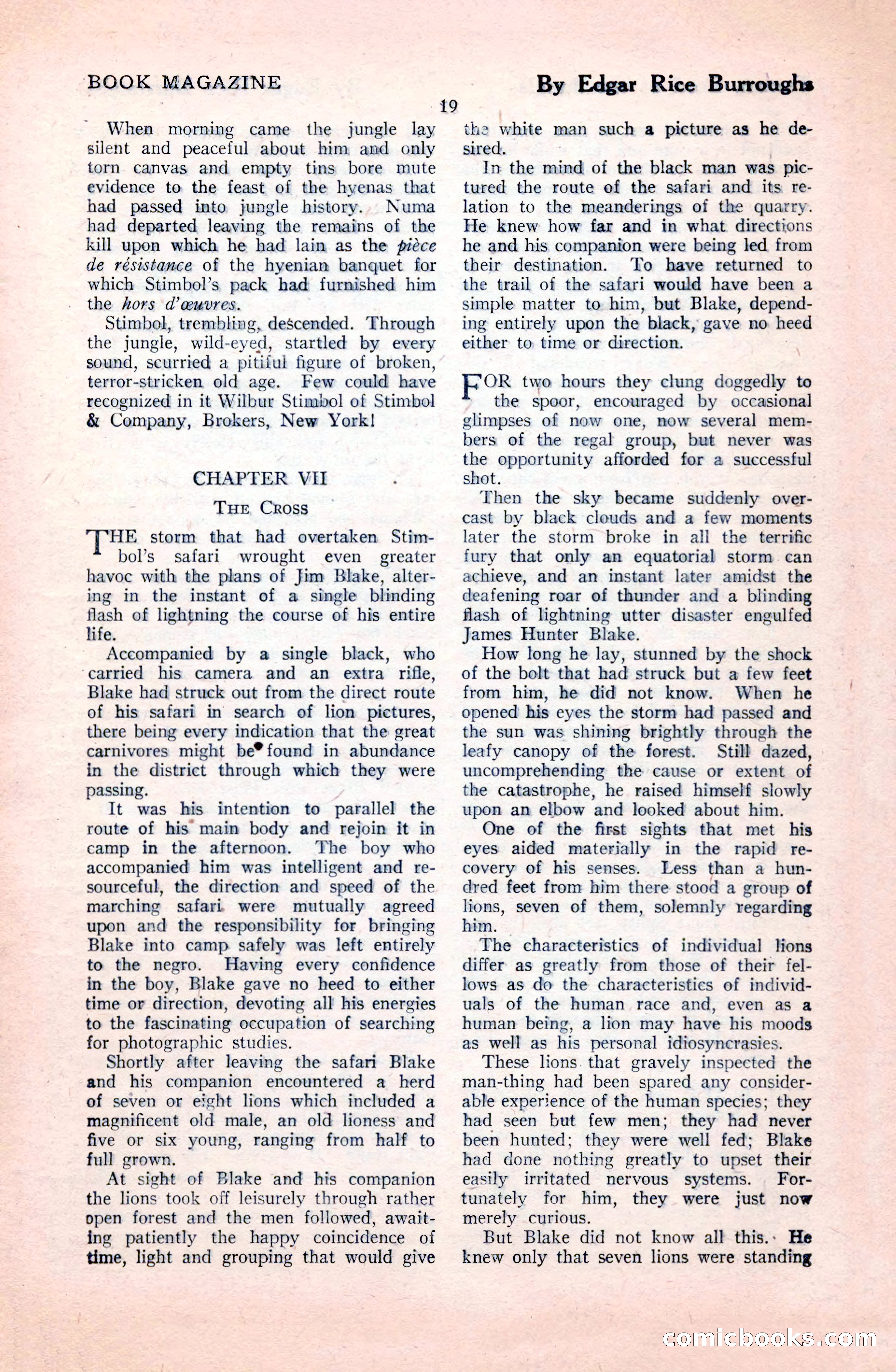 The Illustrated Blue Book Magazine, January 1928 — page 19 of 202