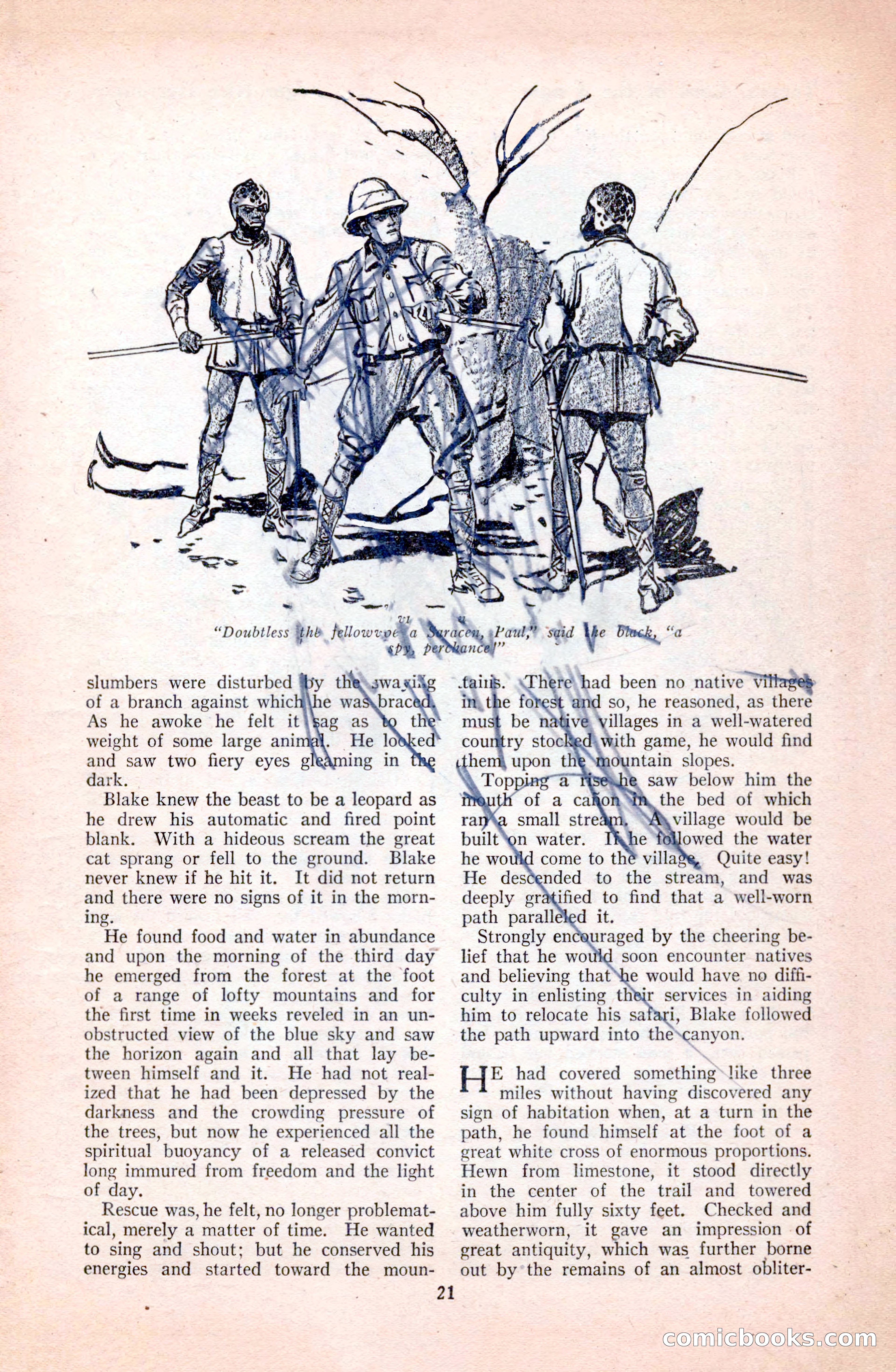 The Illustrated Blue Book Magazine, January 1928 — page 21 of 202