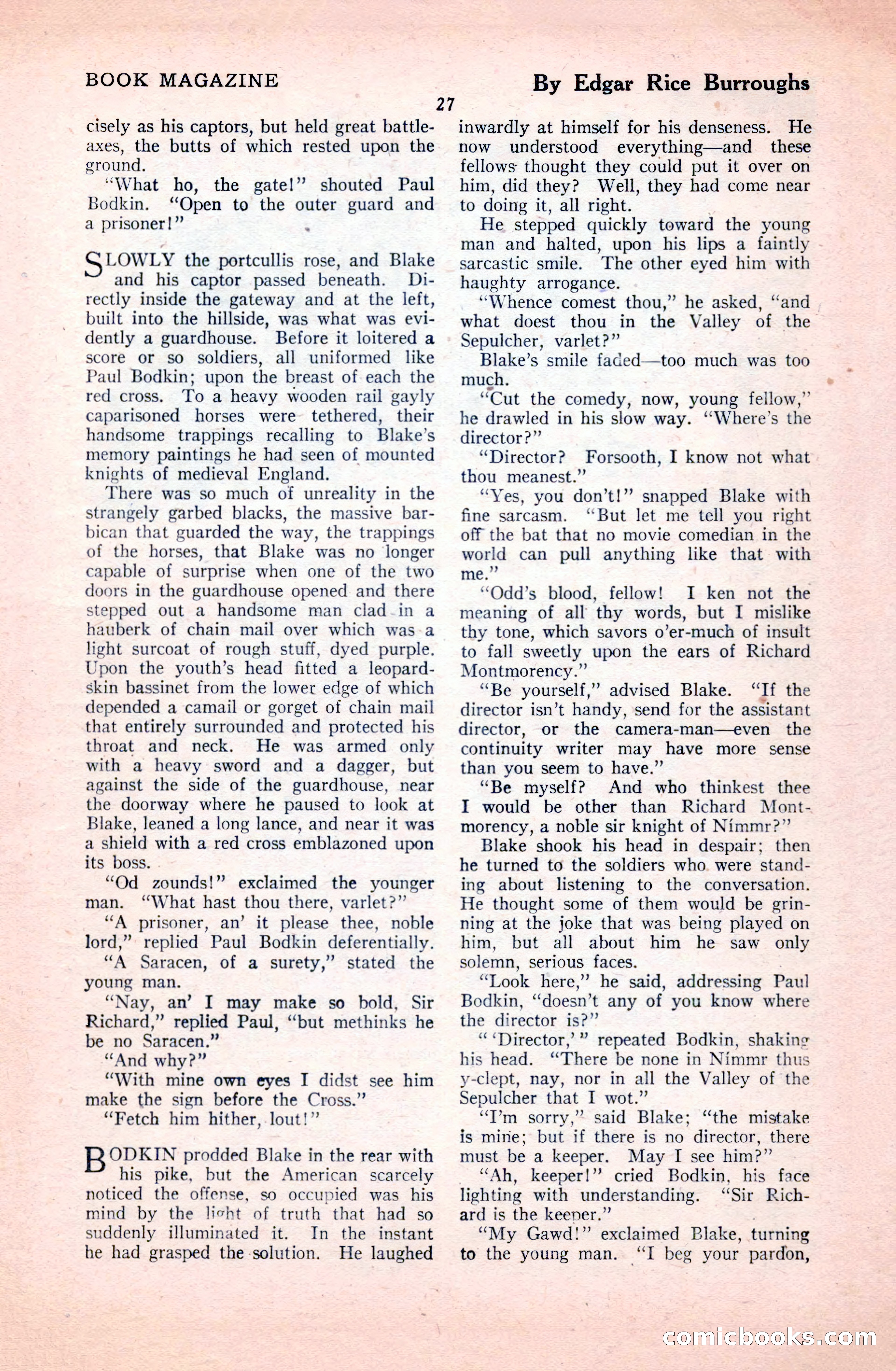 The Illustrated Blue Book Magazine, January 1928 — page 27 of 202