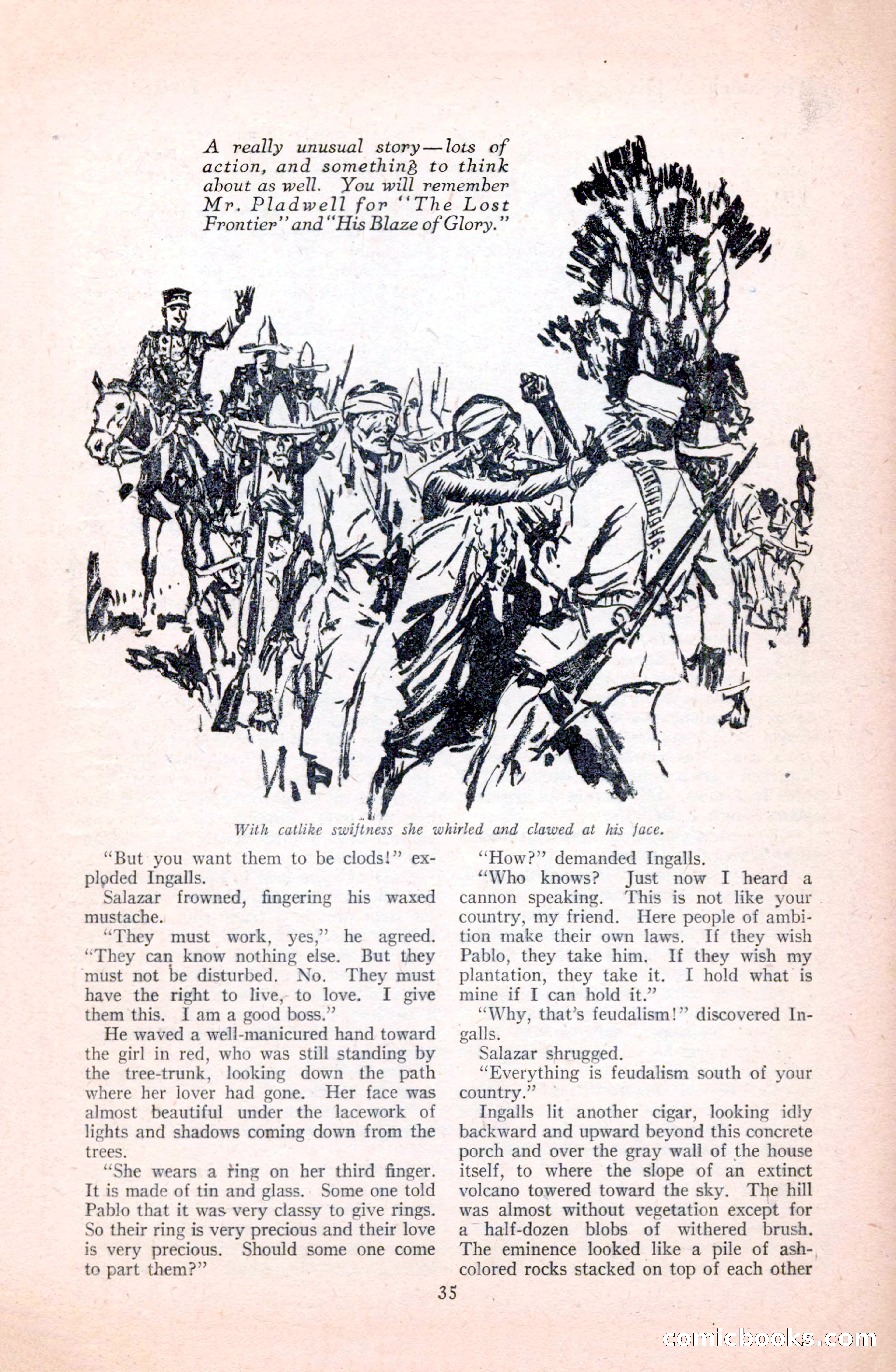 The Illustrated Blue Book Magazine, January 1928 — page 35 of 202