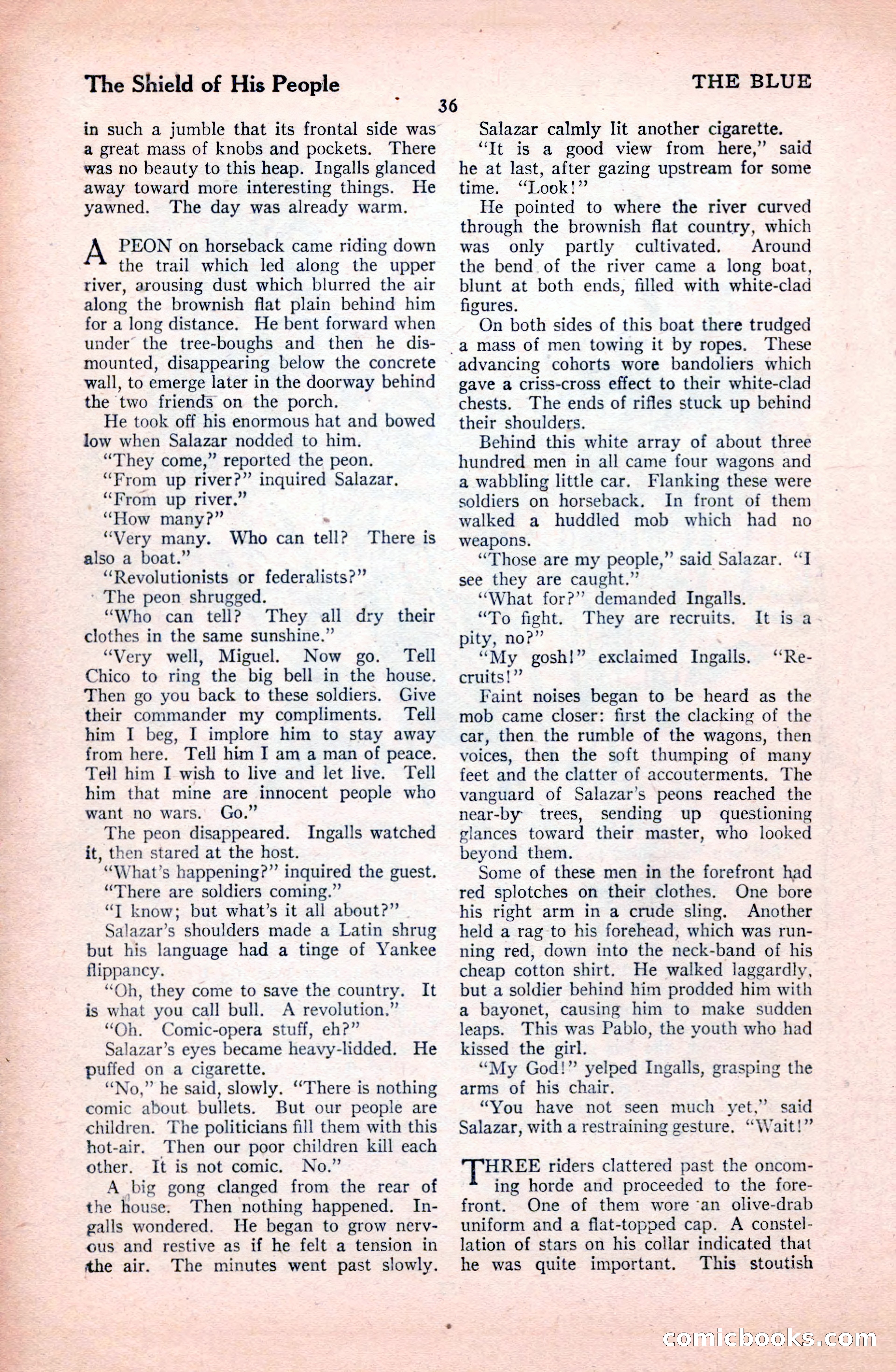 The Illustrated Blue Book Magazine, January 1928 — page 36 of 202