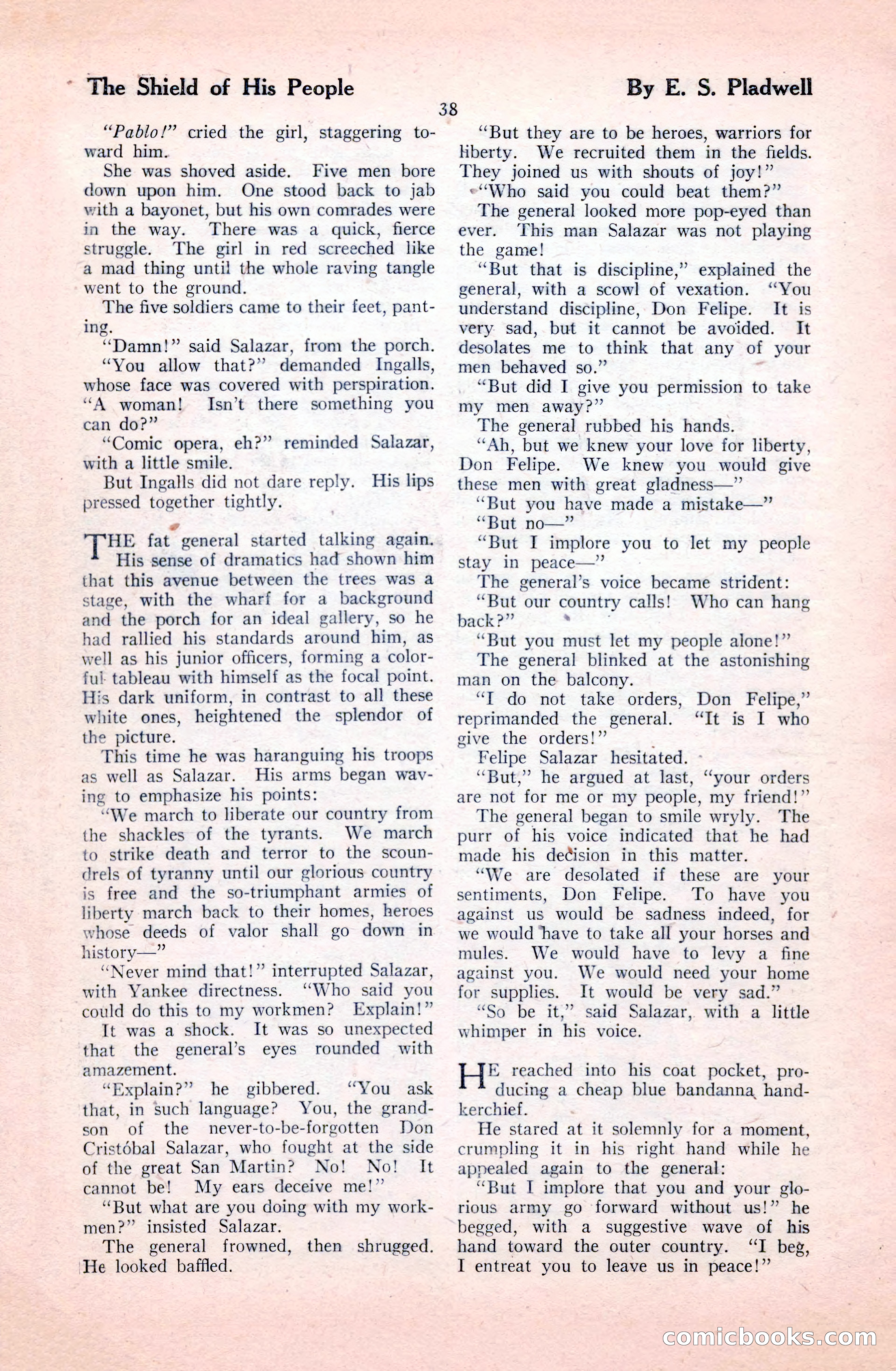 The Illustrated Blue Book Magazine, January 1928 — page 38 of 202