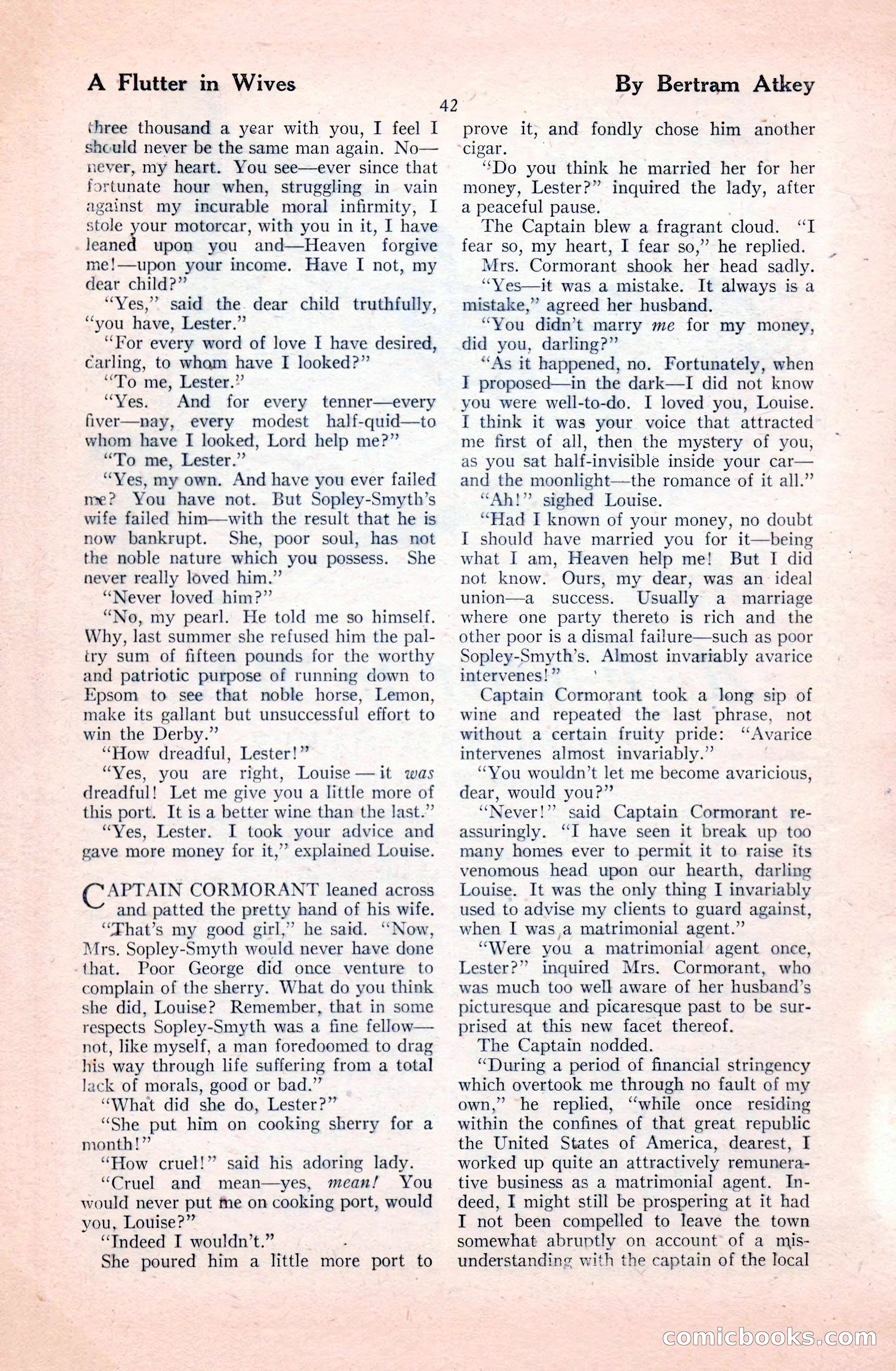 The Illustrated Blue Book Magazine, January 1928 — page 42 of 202