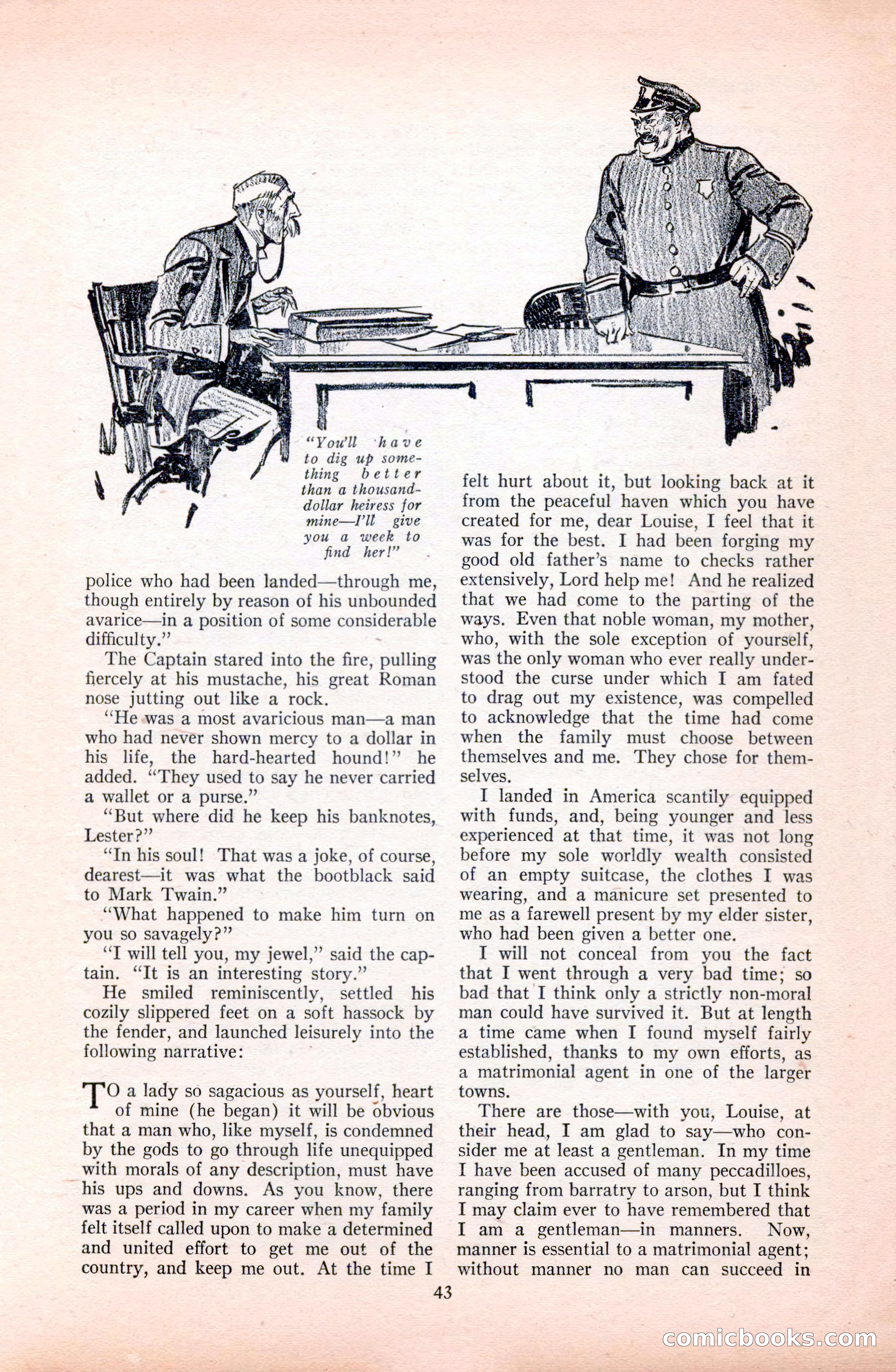 The Illustrated Blue Book Magazine, January 1928 — page 43 of 202