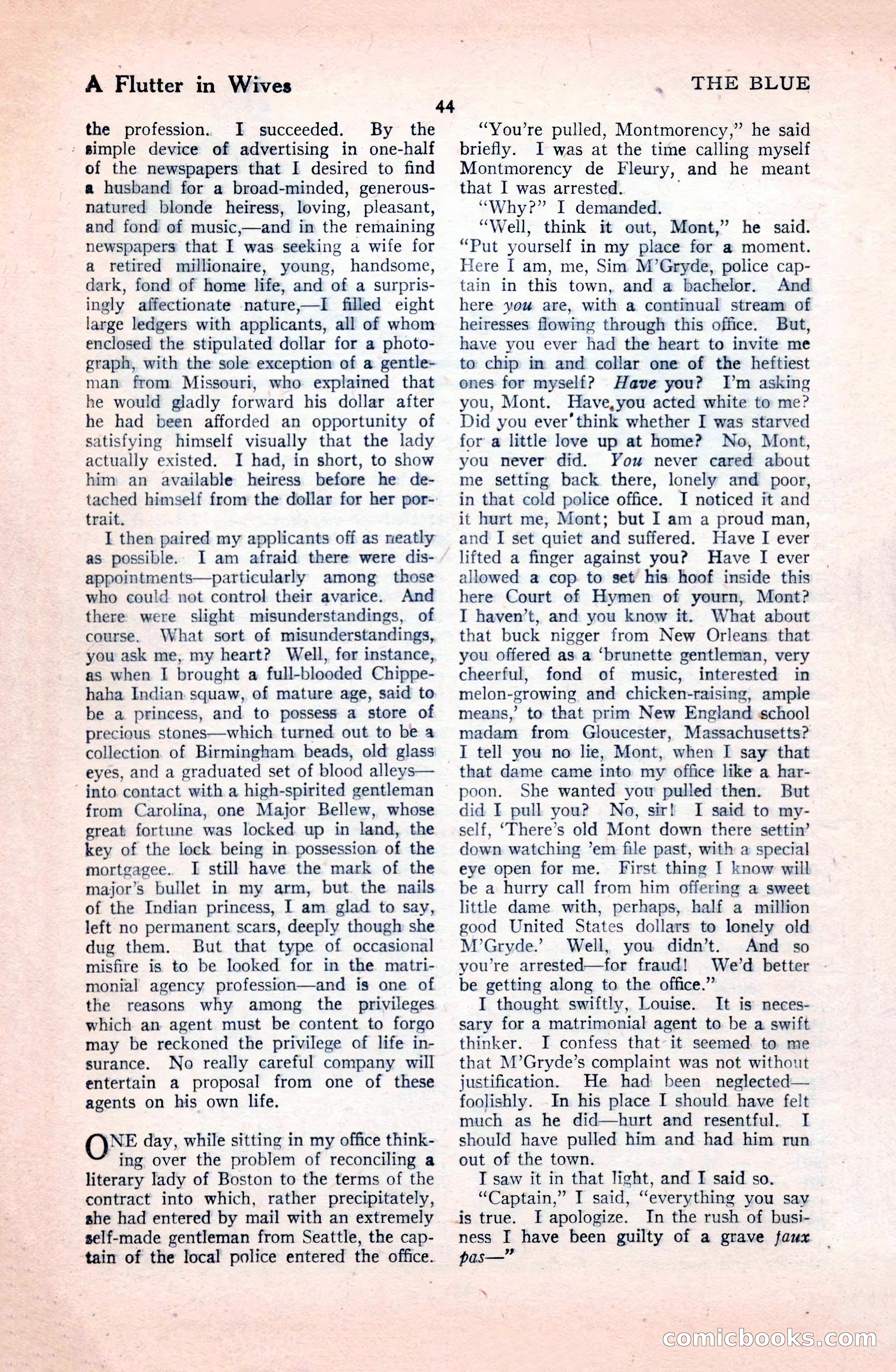The Illustrated Blue Book Magazine, January 1928 — page 44 of 202