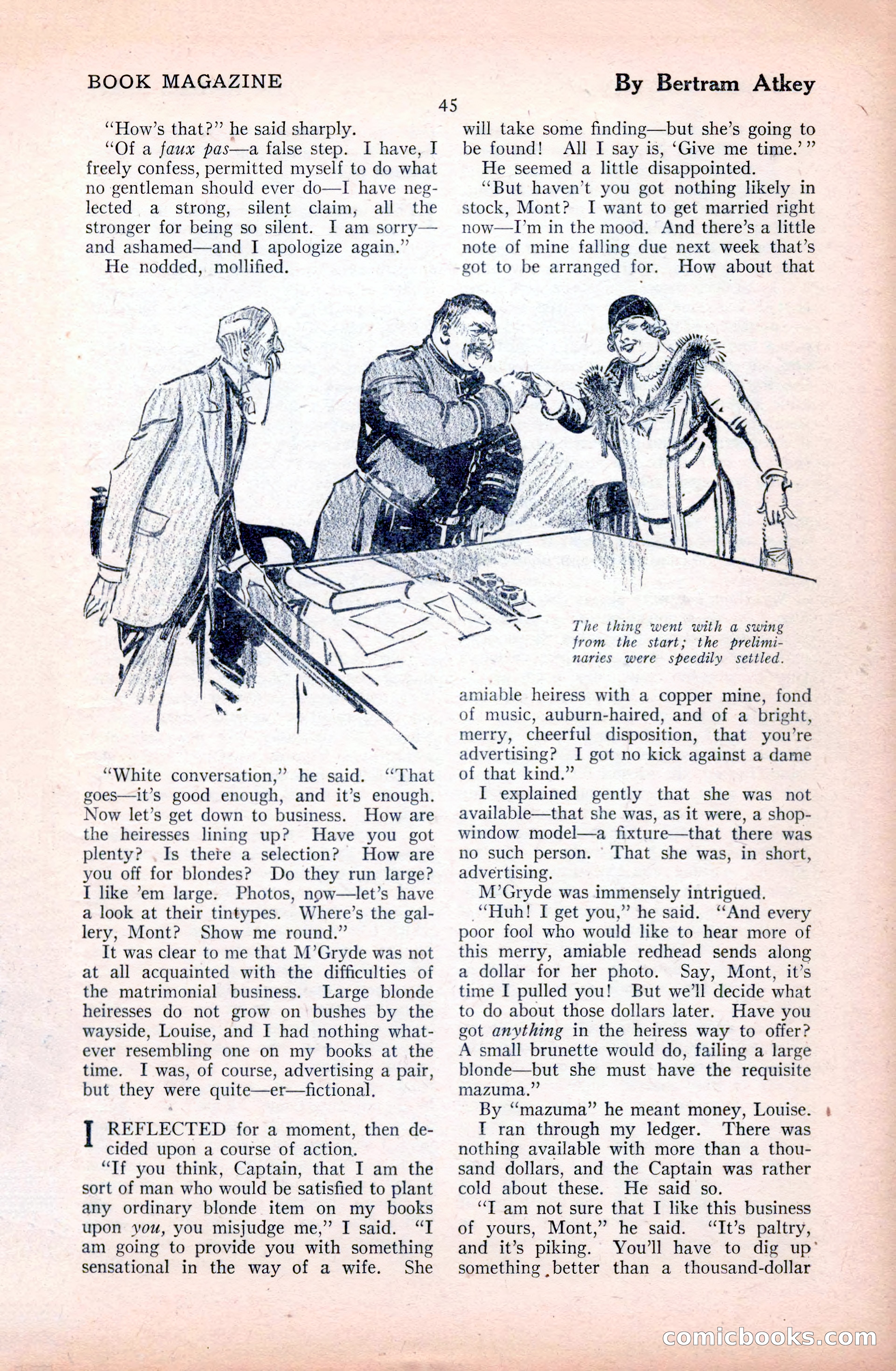 The Illustrated Blue Book Magazine, January 1928 — page 45 of 202