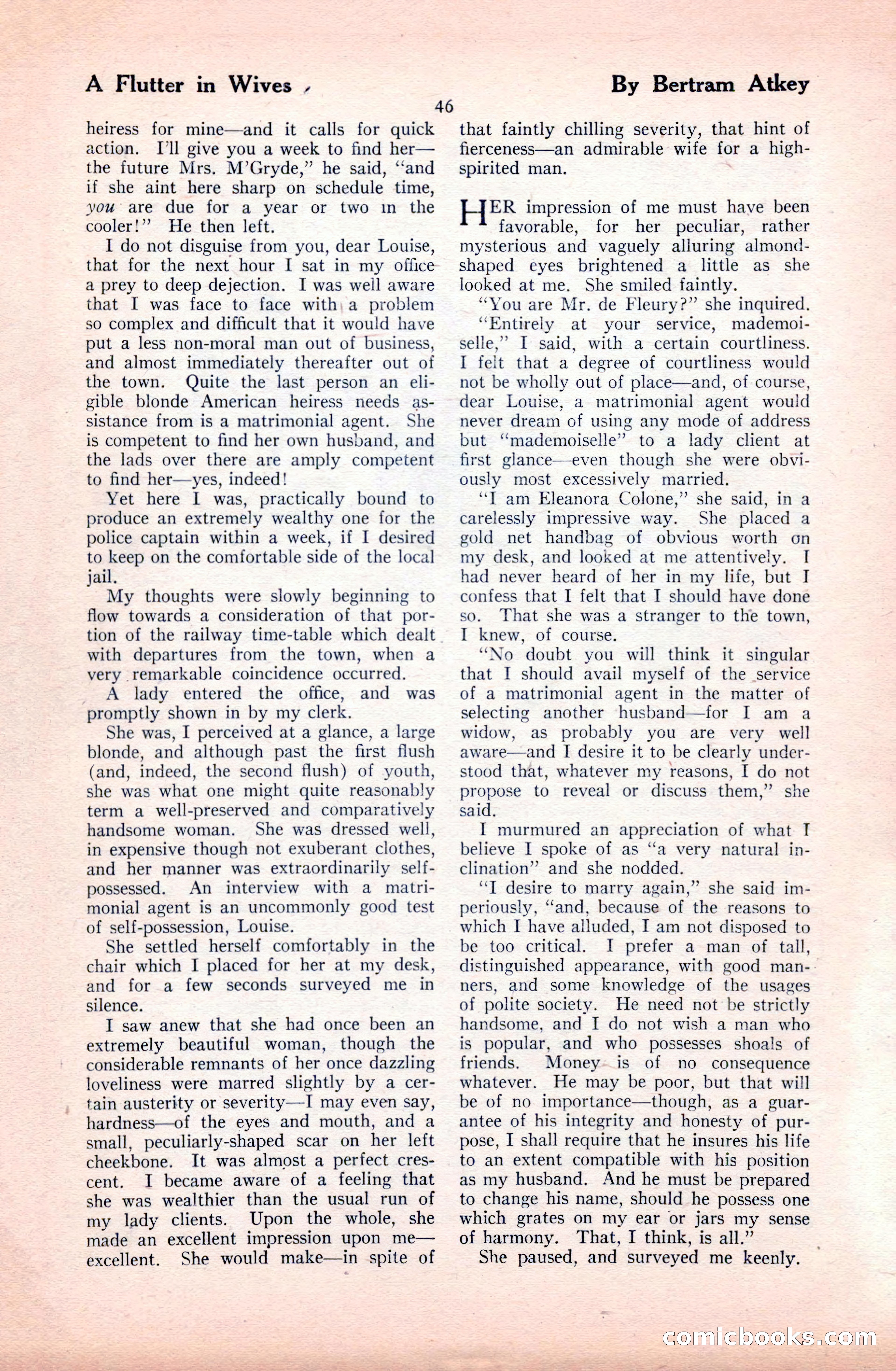 The Illustrated Blue Book Magazine, January 1928 — page 46 of 202