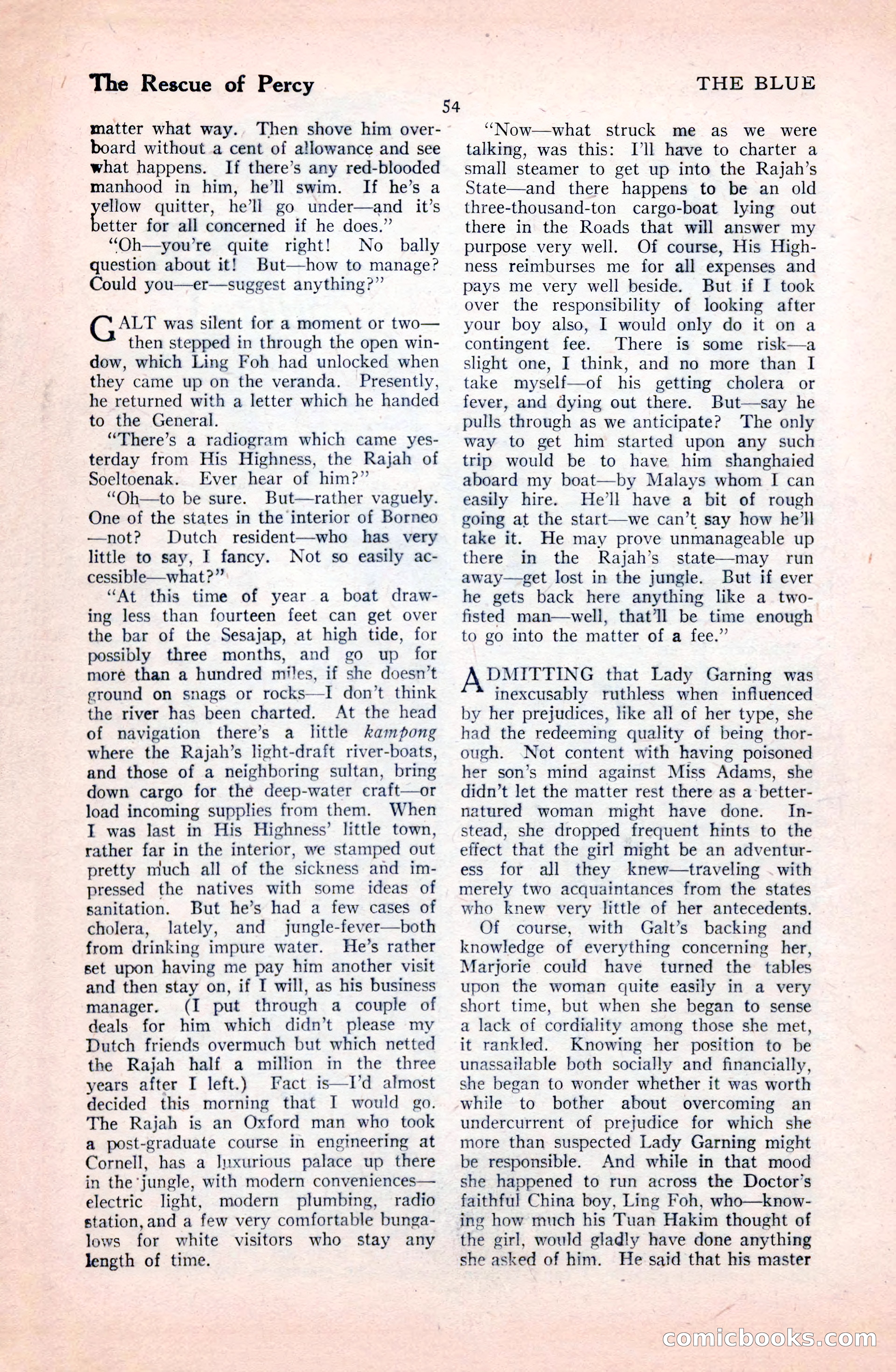 The Illustrated Blue Book Magazine, January 1928 — page 54 of 202