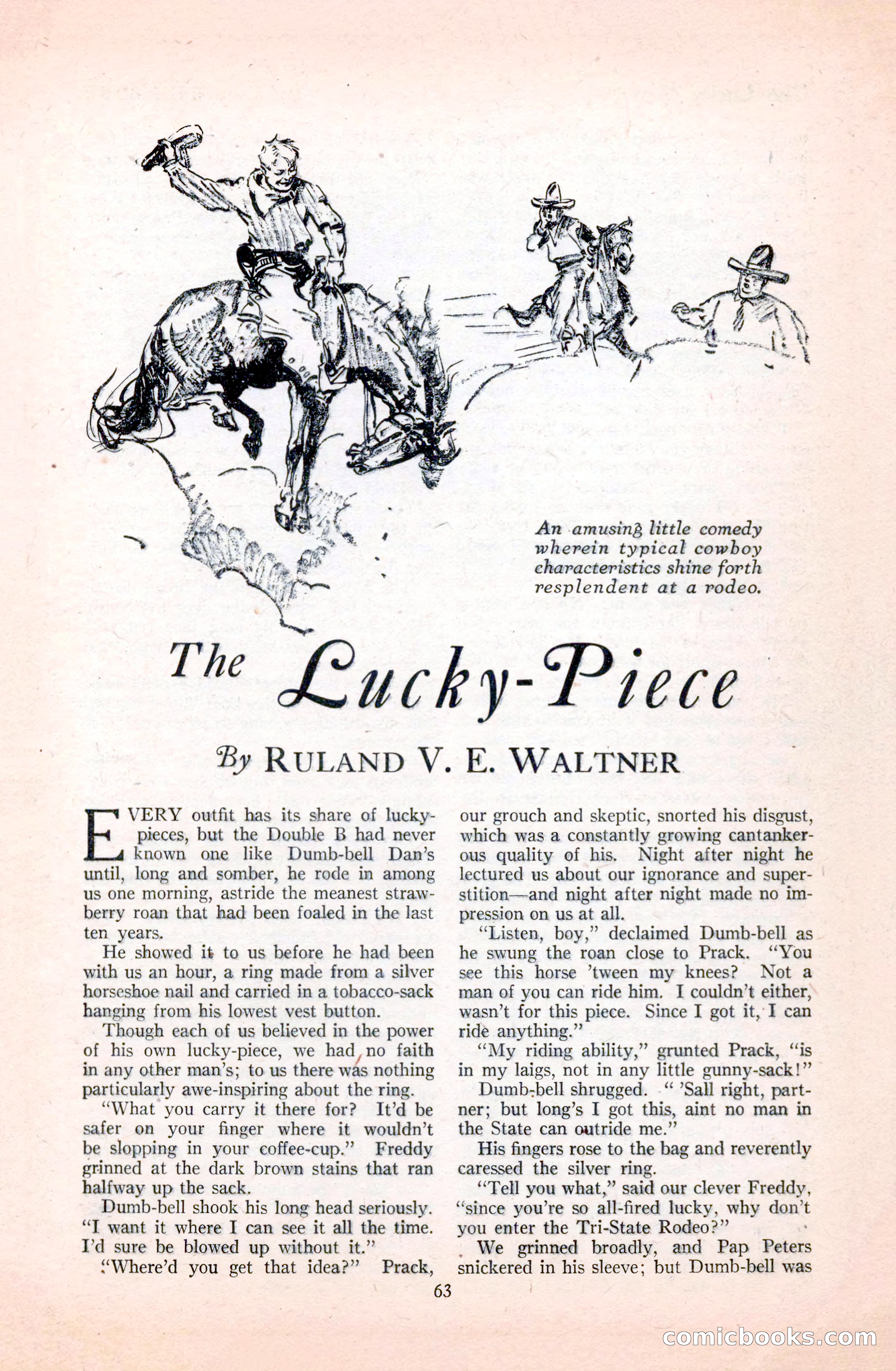 The Illustrated Blue Book Magazine, January 1928 — page 63 of 202