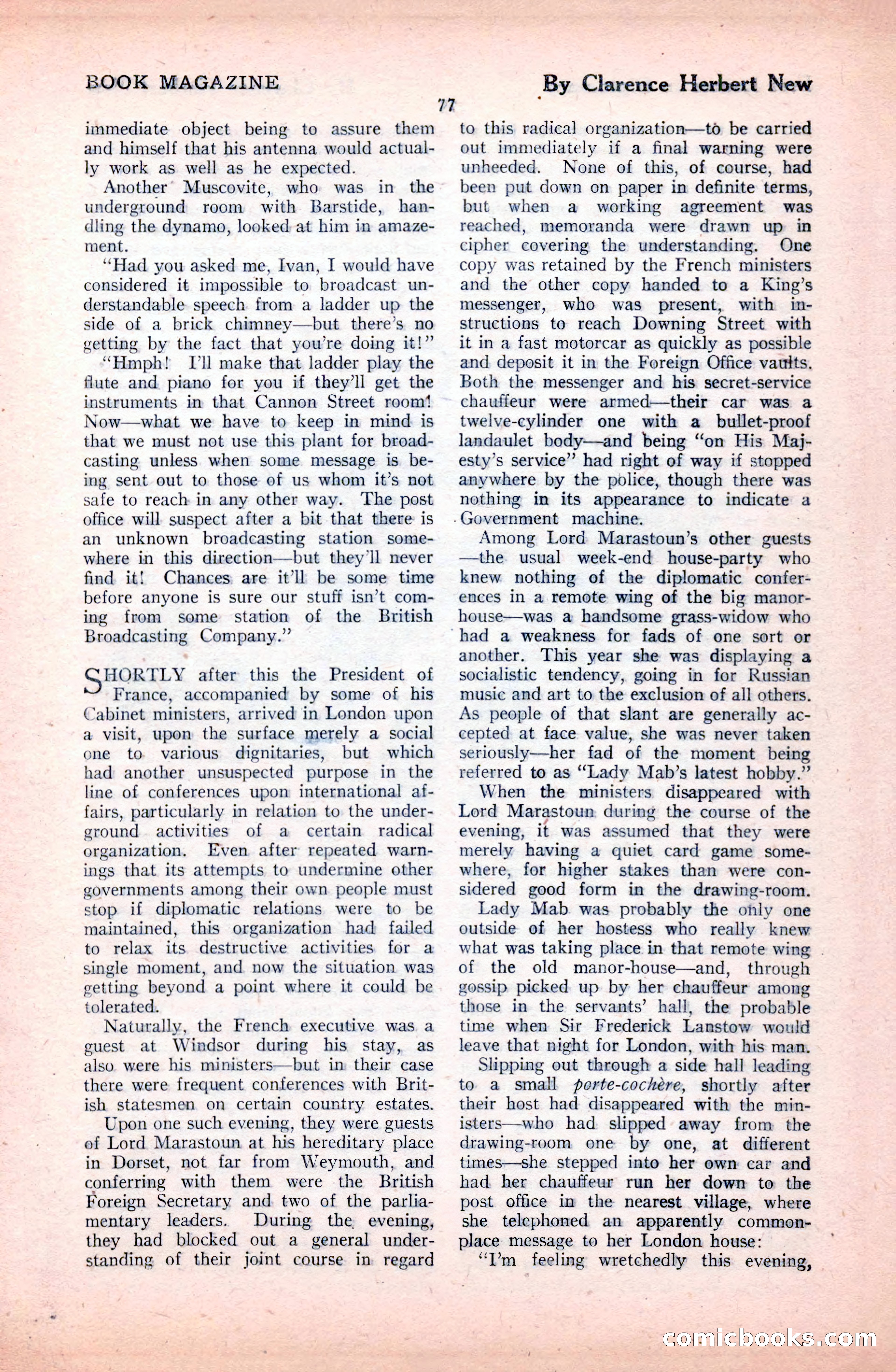 The Illustrated Blue Book Magazine, January 1928 — page 77 of 202