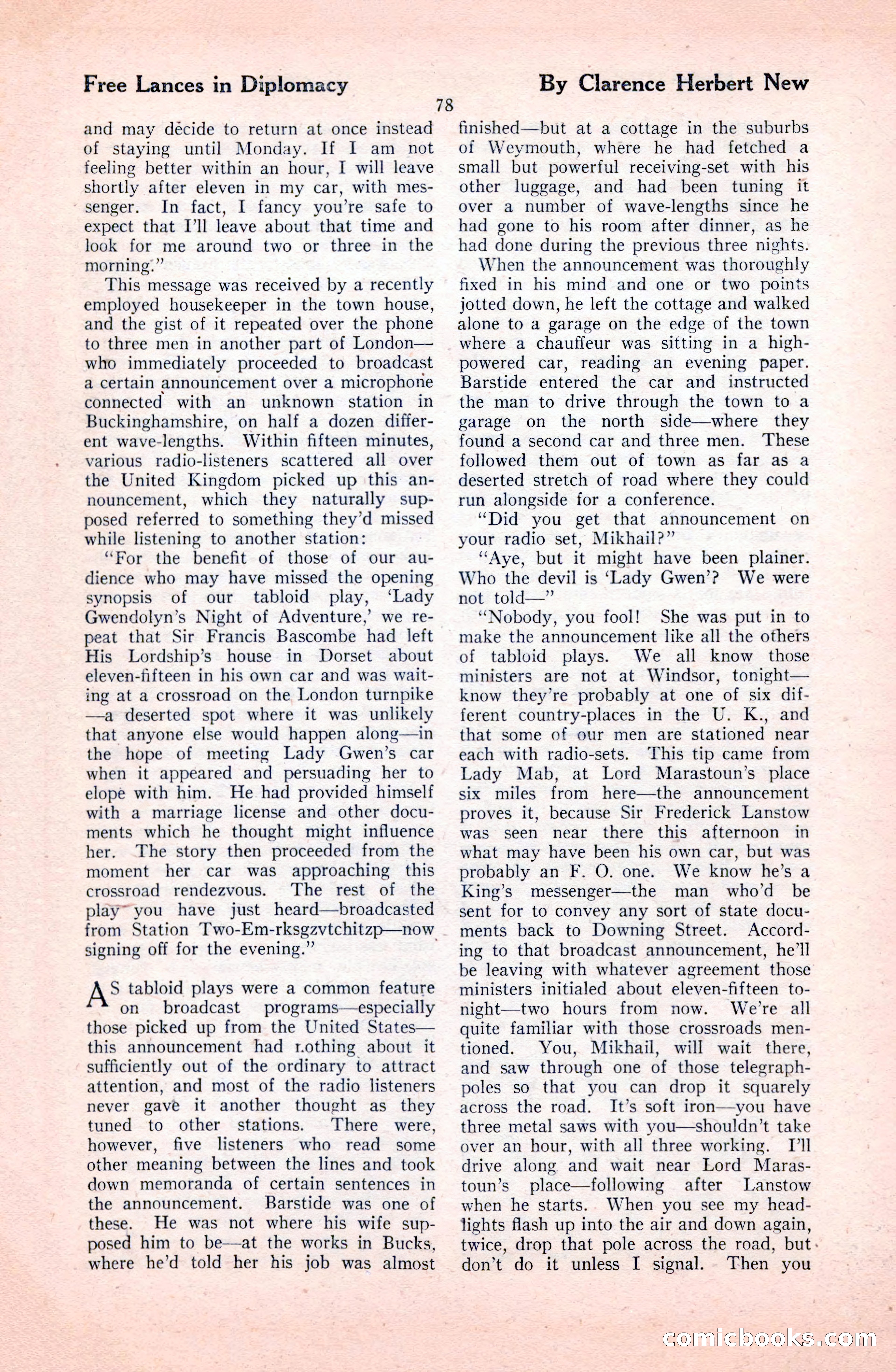 The Illustrated Blue Book Magazine, January 1928 — page 78 of 202