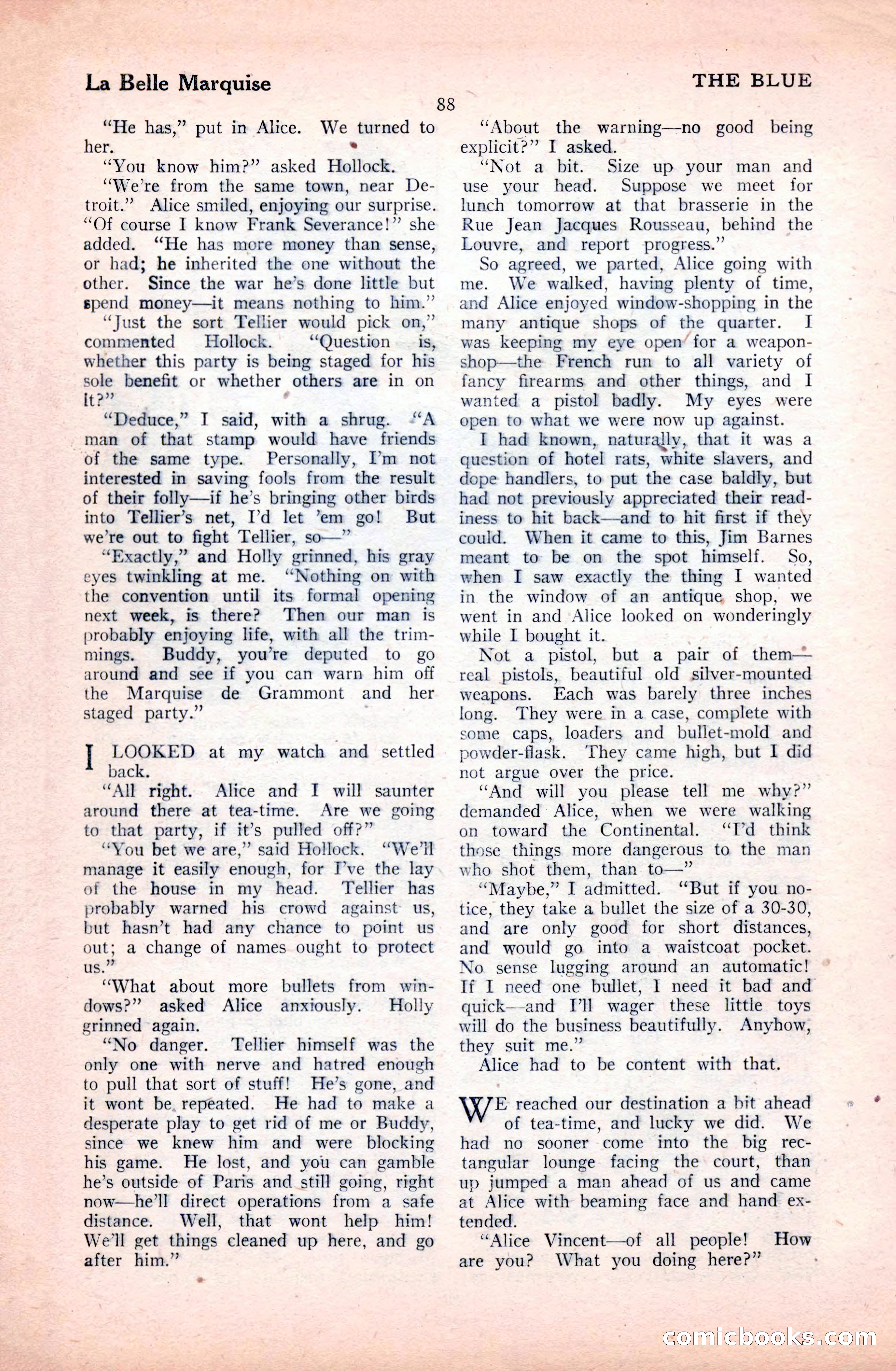 The Illustrated Blue Book Magazine, January 1928 — page 88 of 202