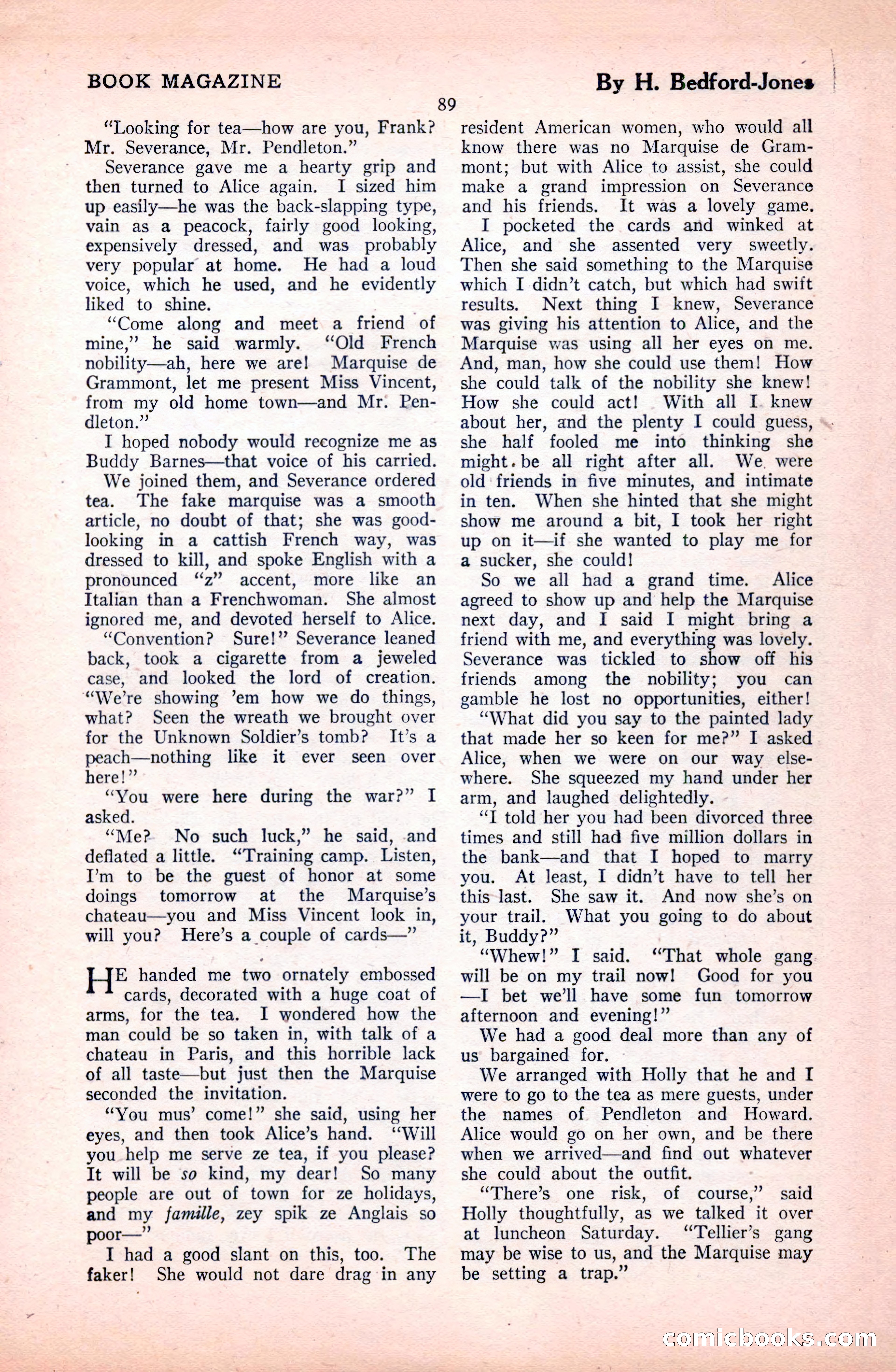 The Illustrated Blue Book Magazine, January 1928 — page 89 of 202