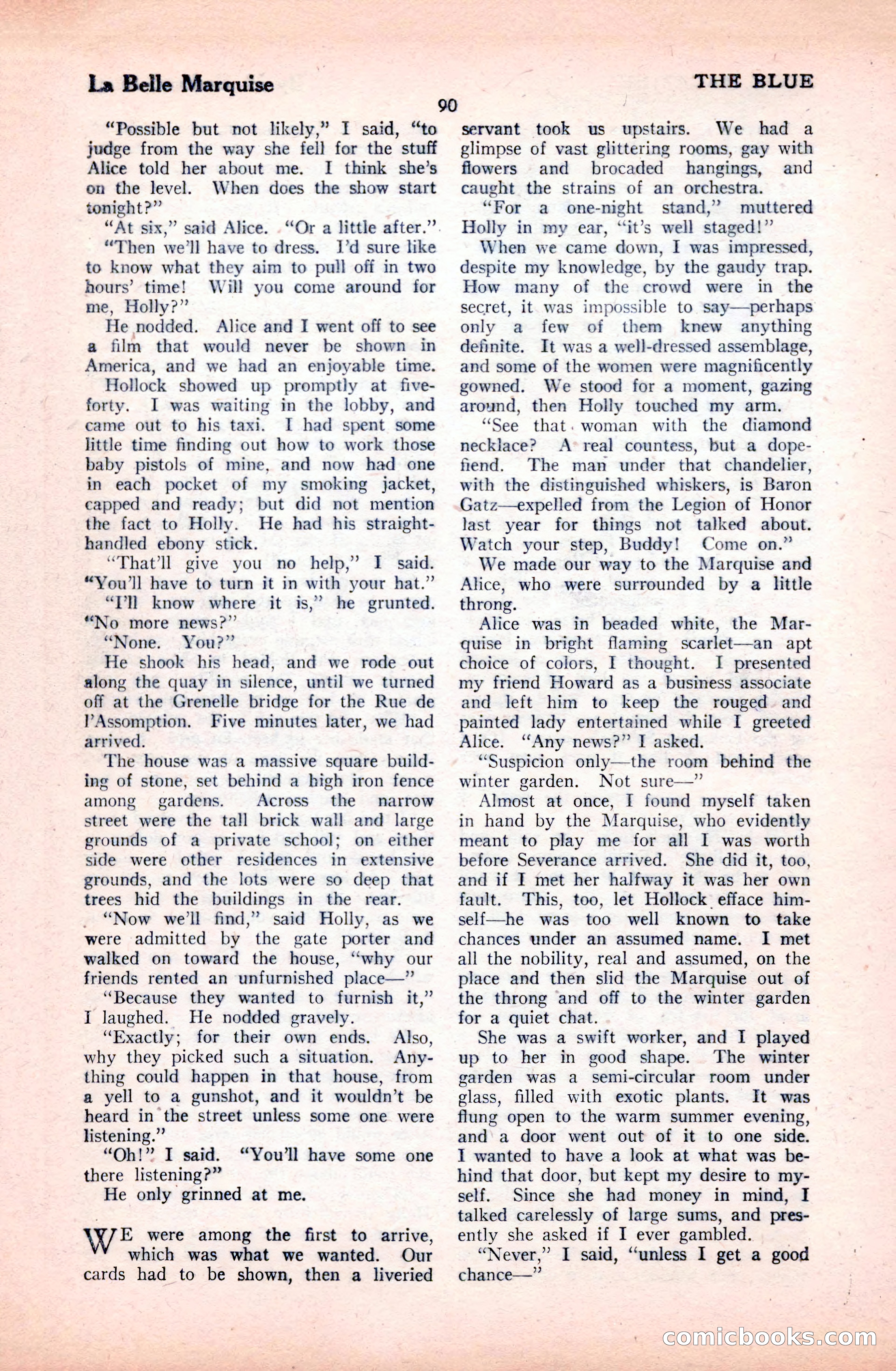 The Illustrated Blue Book Magazine, January 1928 — page 90 of 202