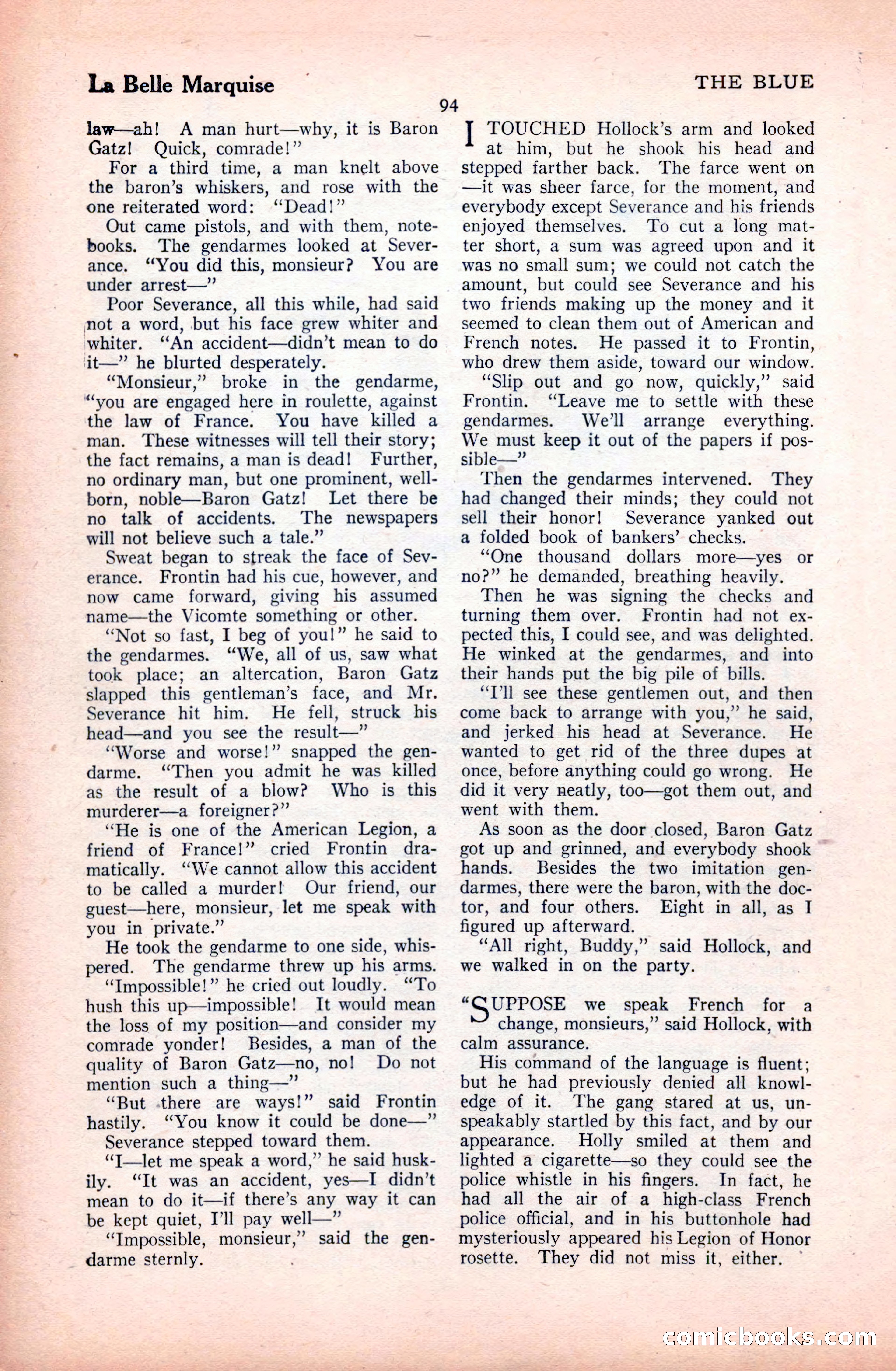 The Illustrated Blue Book Magazine, January 1928 — page 94 of 202