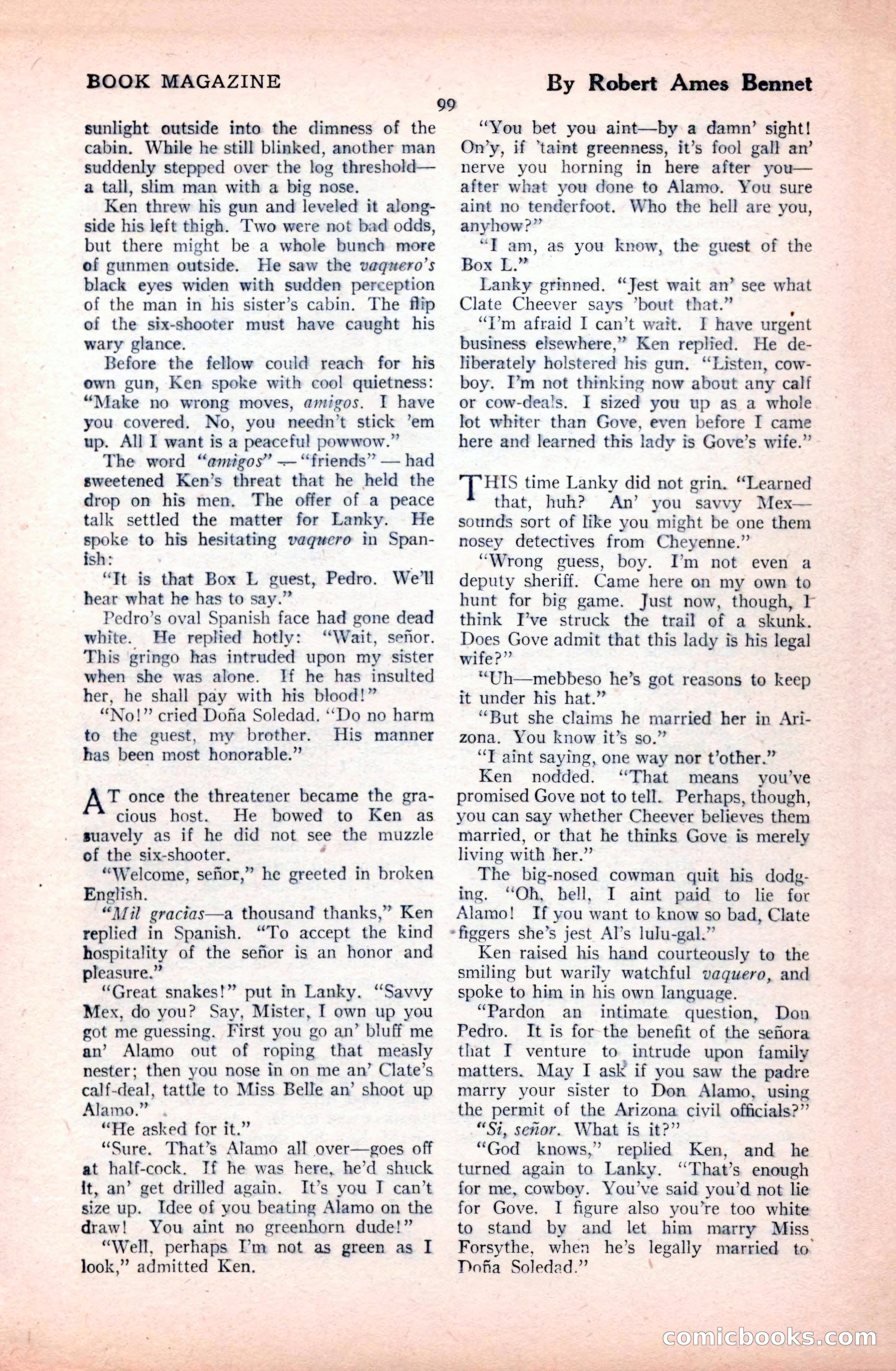 The Illustrated Blue Book Magazine, January 1928 — page 99 of 202
