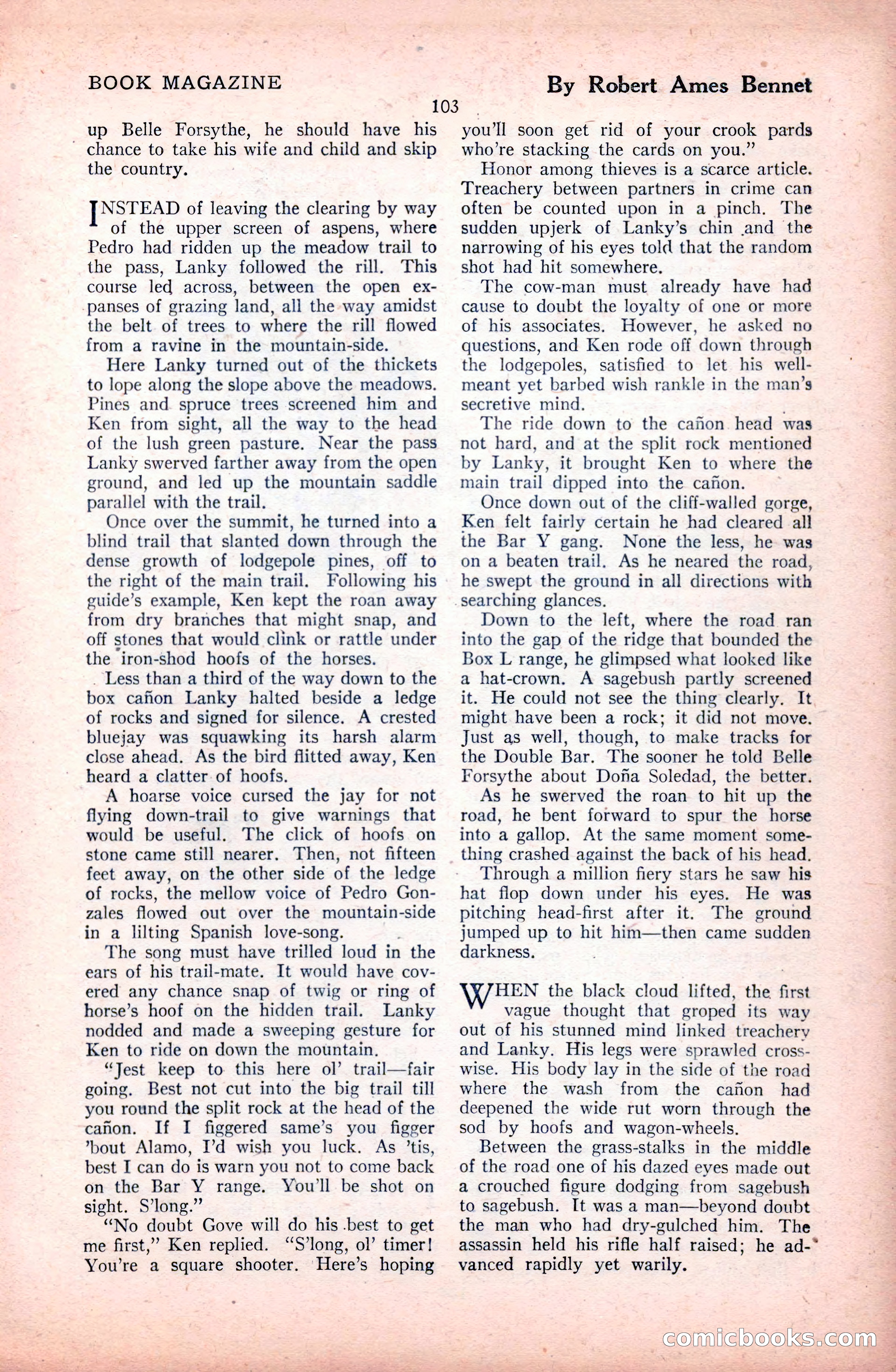 The Illustrated Blue Book Magazine, January 1928 — page 103 of 202