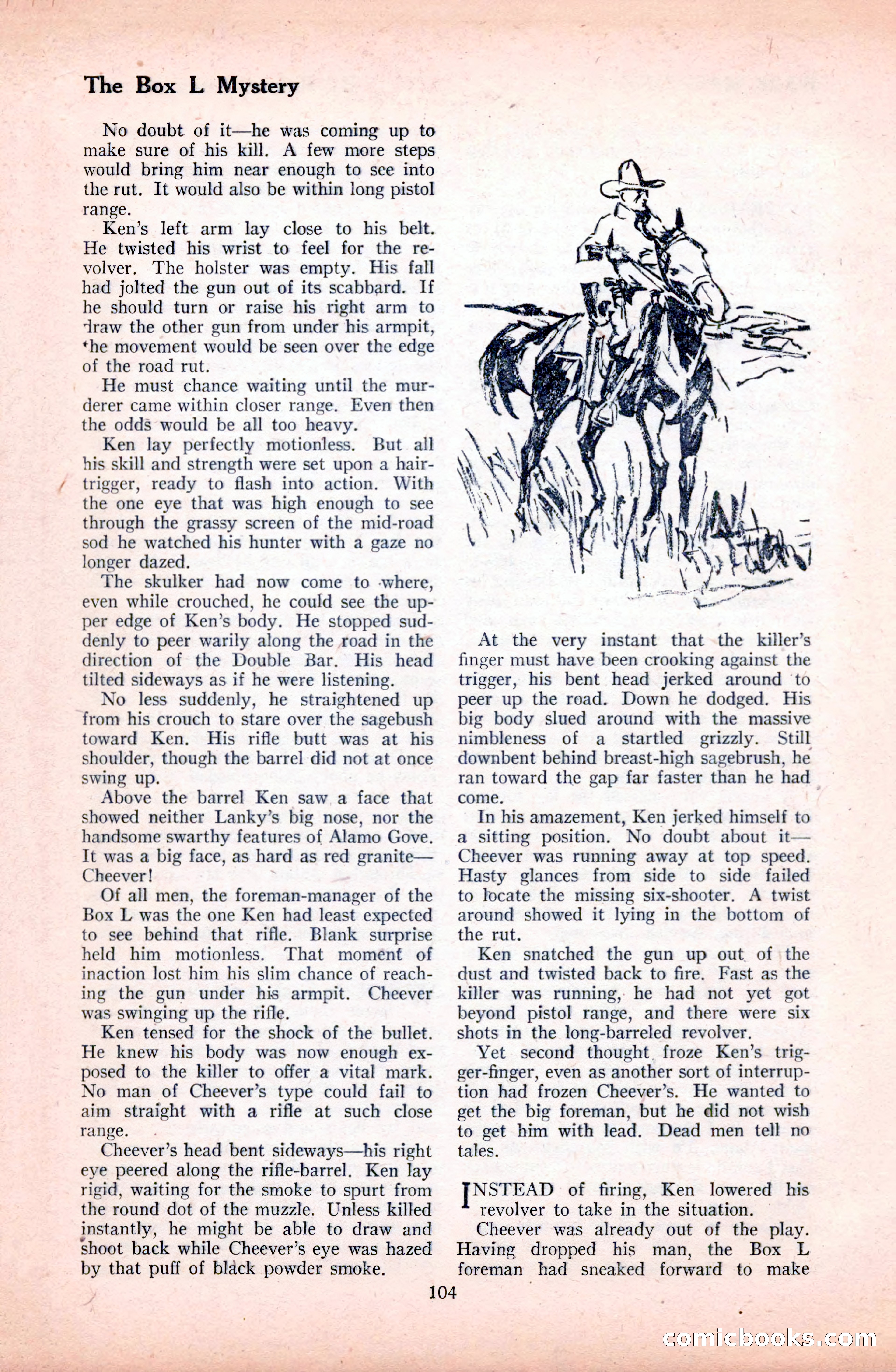 The Illustrated Blue Book Magazine, January 1928 — page 104 of 202