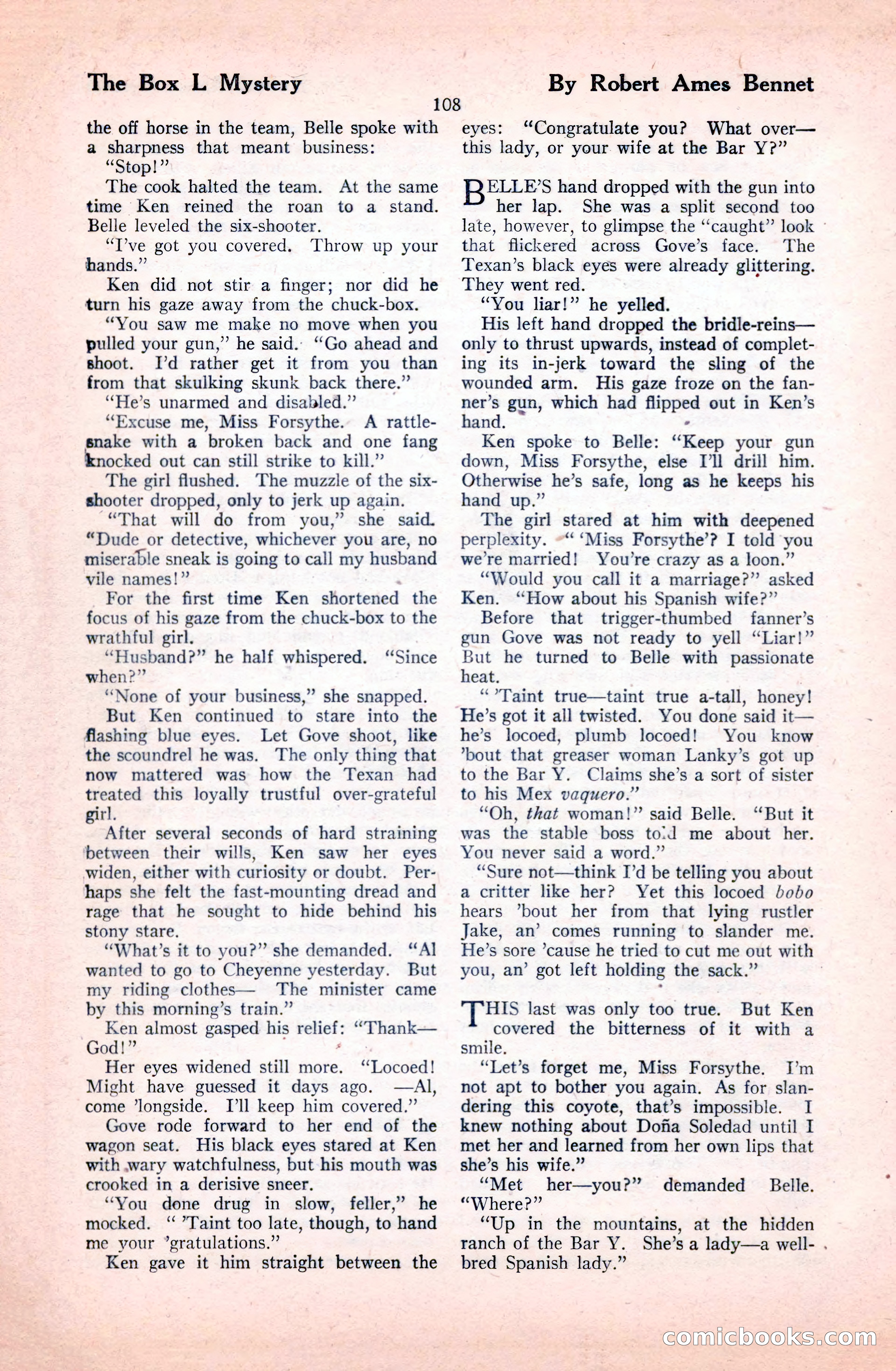 The Illustrated Blue Book Magazine, January 1928 — page 108 of 202