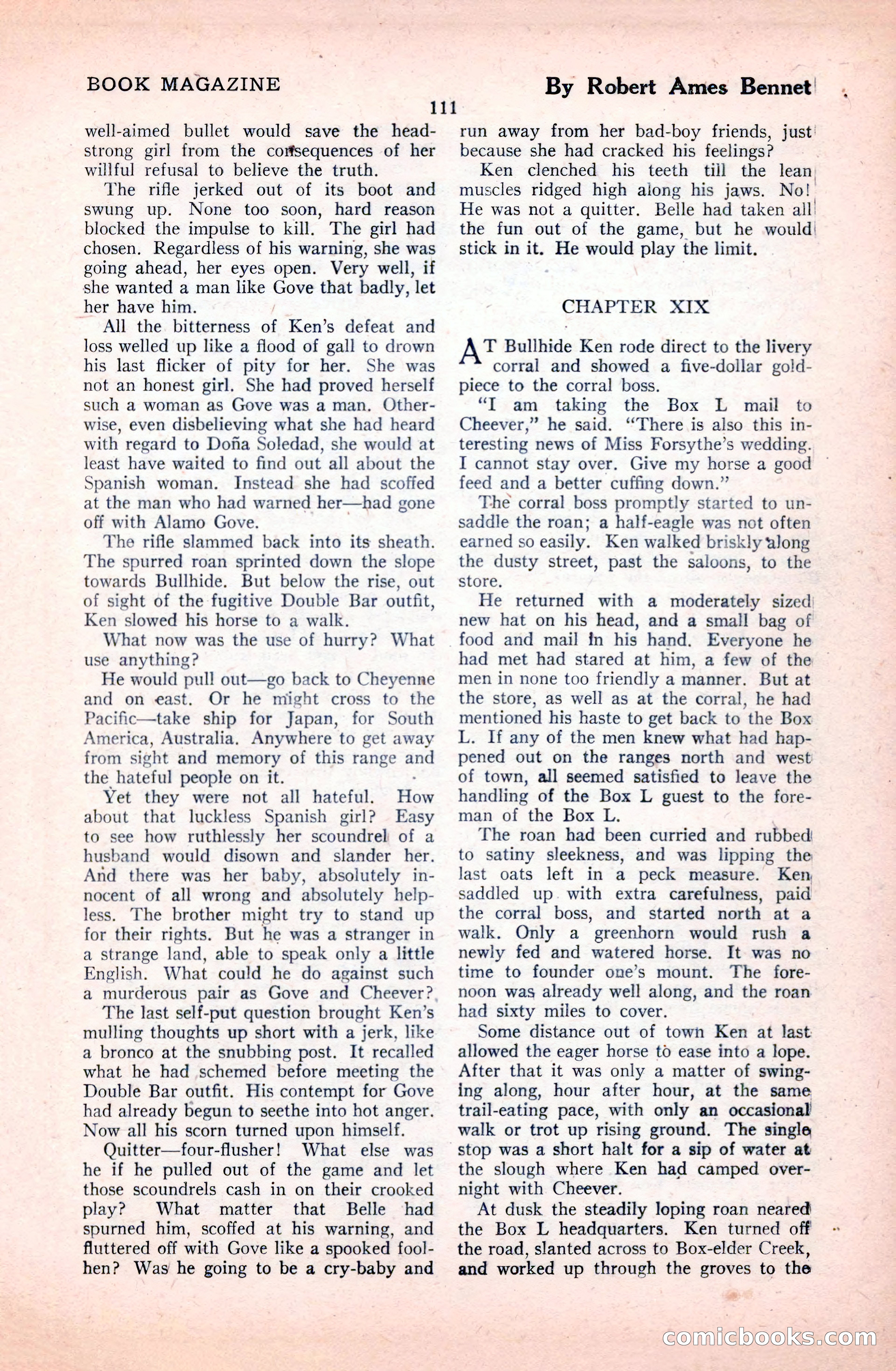 The Illustrated Blue Book Magazine, January 1928 — page 111 of 202