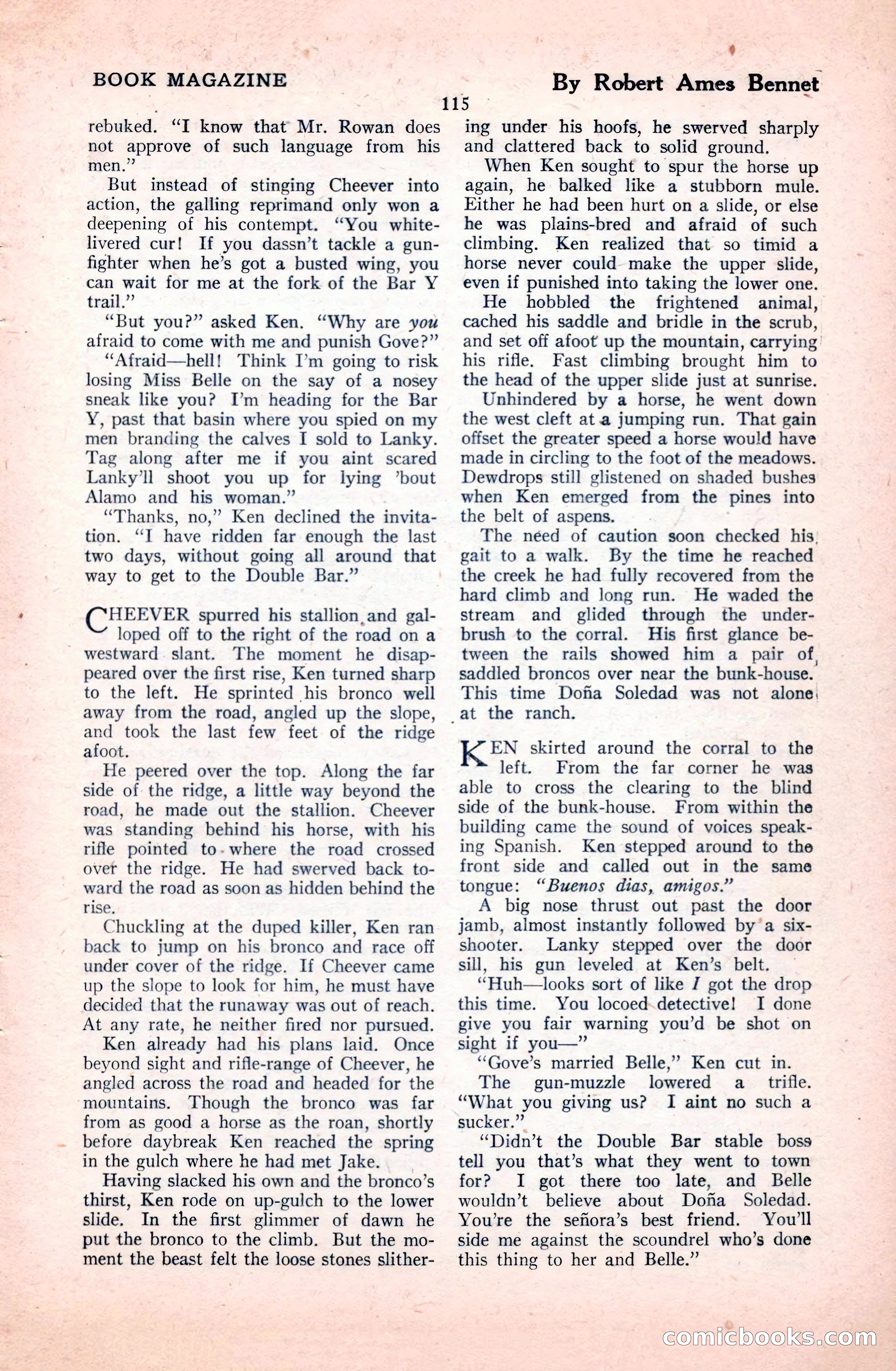 The Illustrated Blue Book Magazine, January 1928 — page 115 of 202
