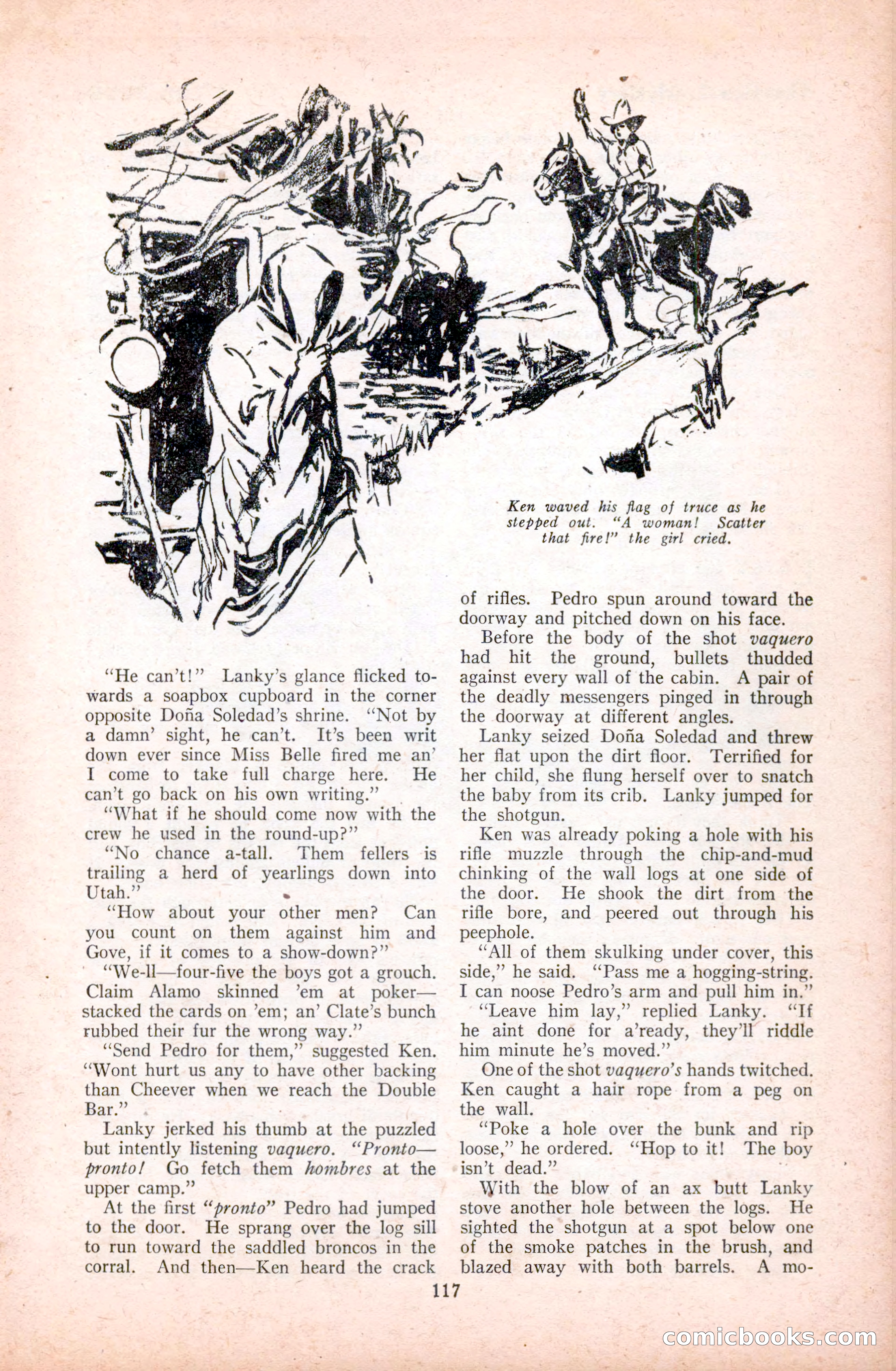 The Illustrated Blue Book Magazine, January 1928 — page 117 of 202