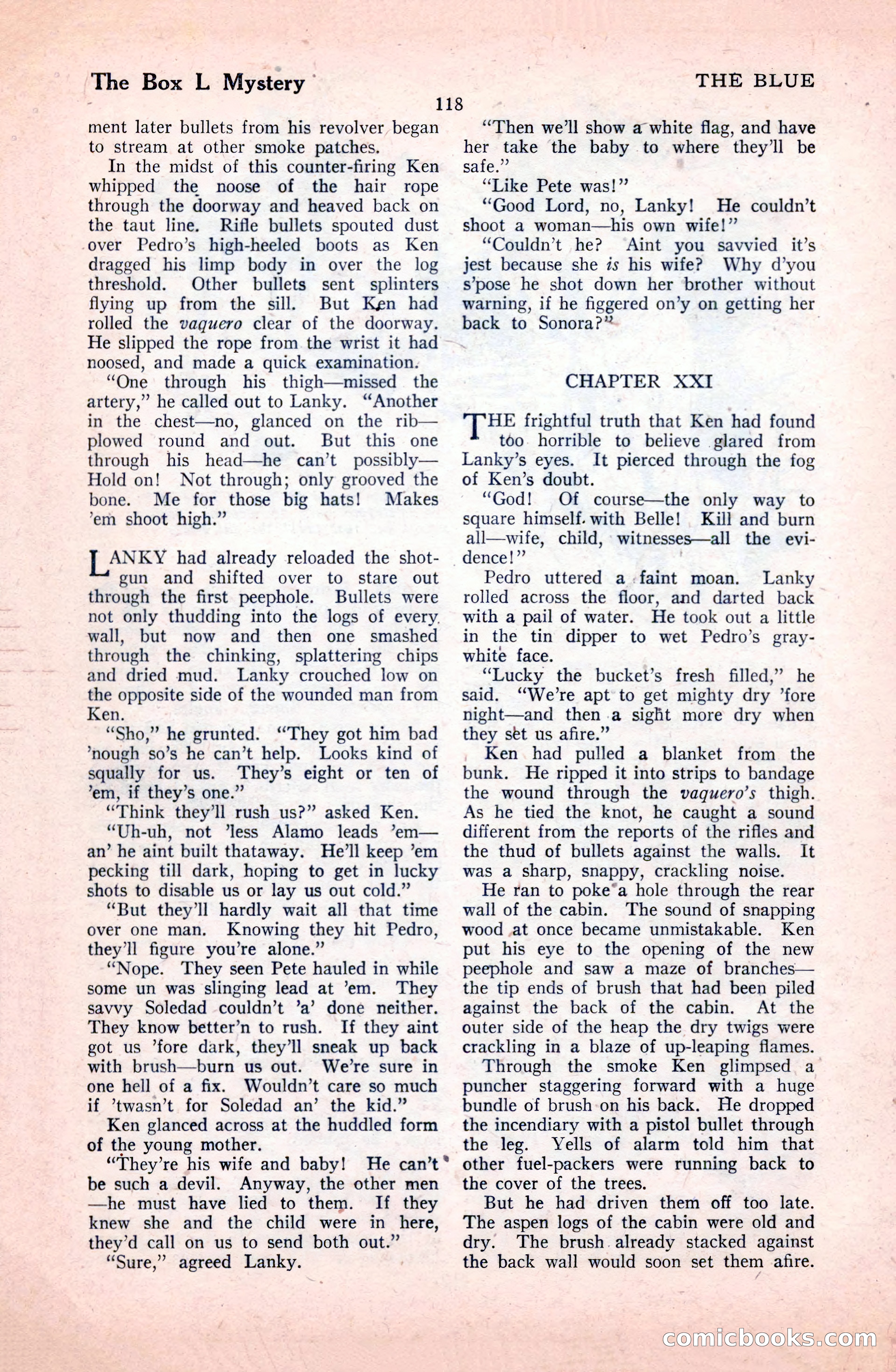 The Illustrated Blue Book Magazine, January 1928 — page 118 of 202