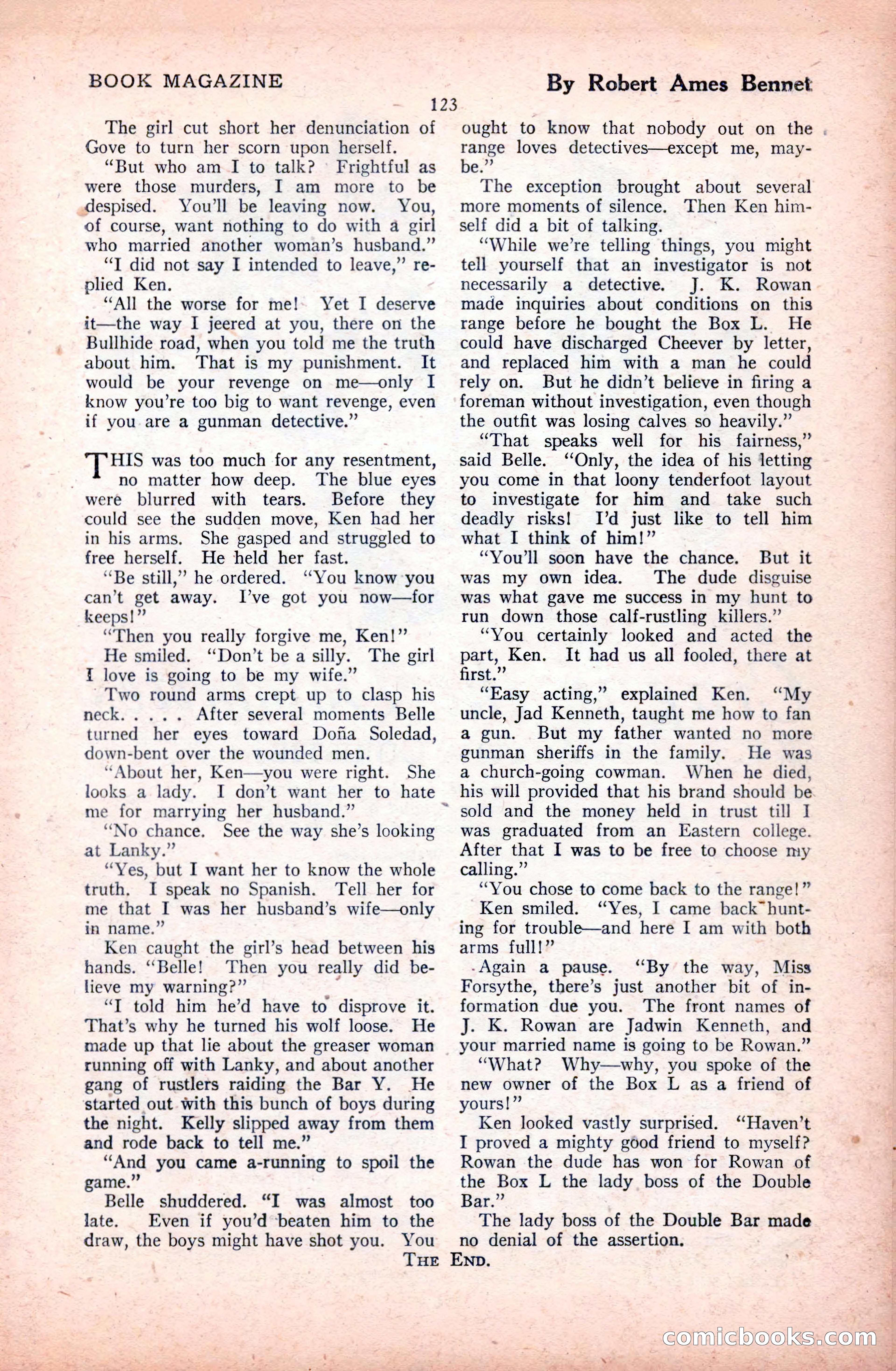 The Illustrated Blue Book Magazine, January 1928 — page 123 of 202