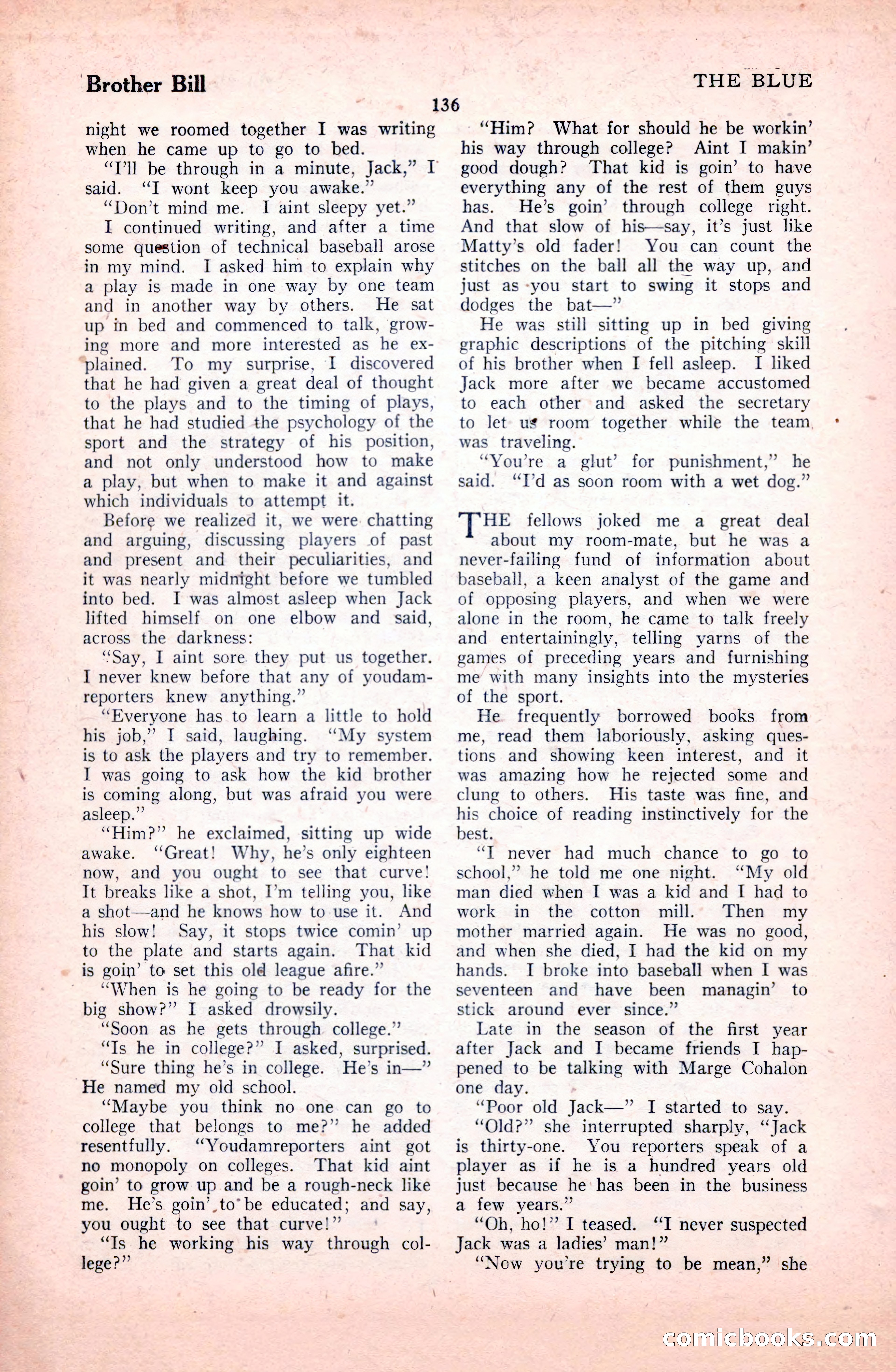 The Illustrated Blue Book Magazine, January 1928 — page 136 of 202