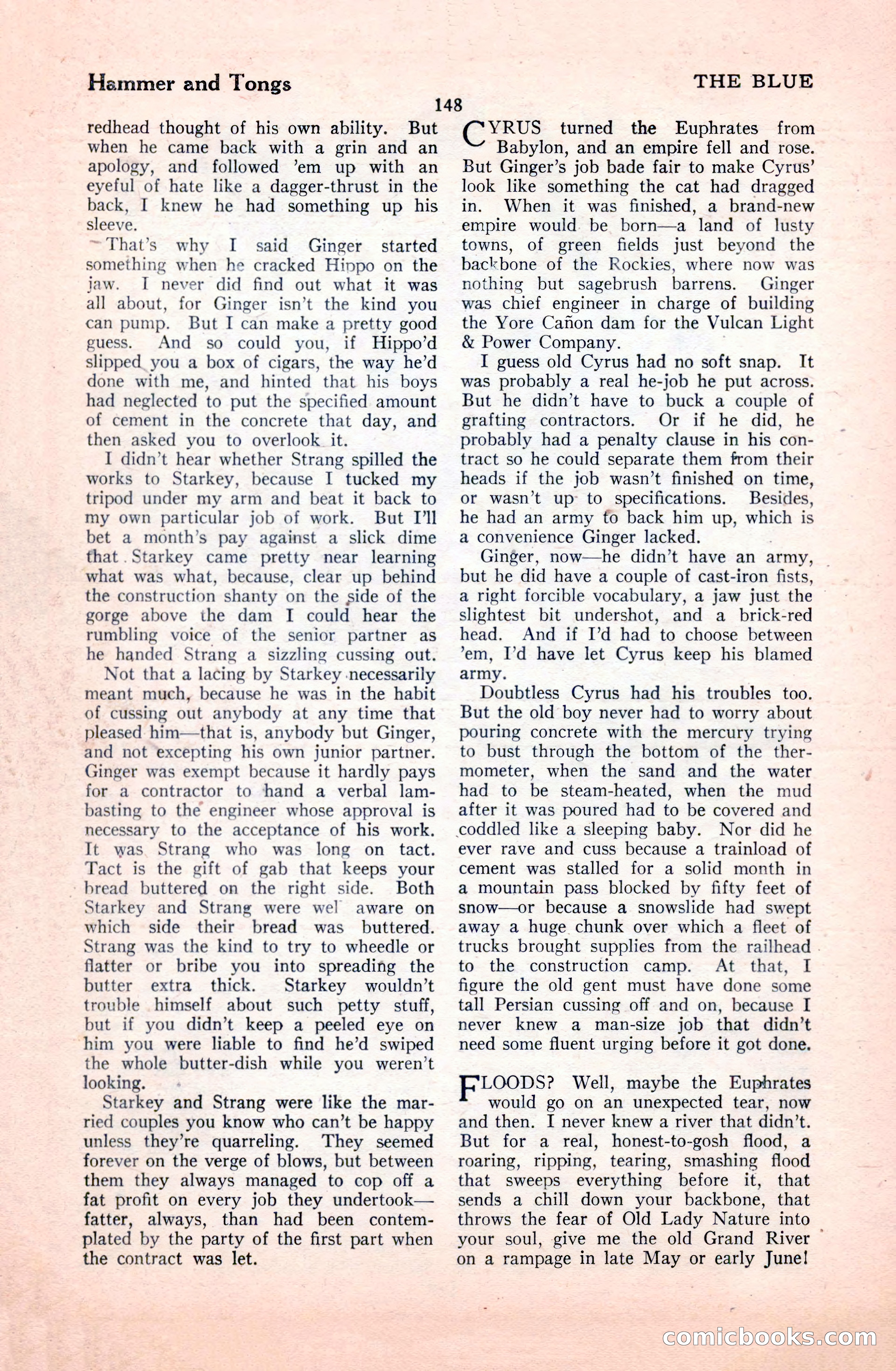 The Illustrated Blue Book Magazine, January 1928 — page 148 of 202