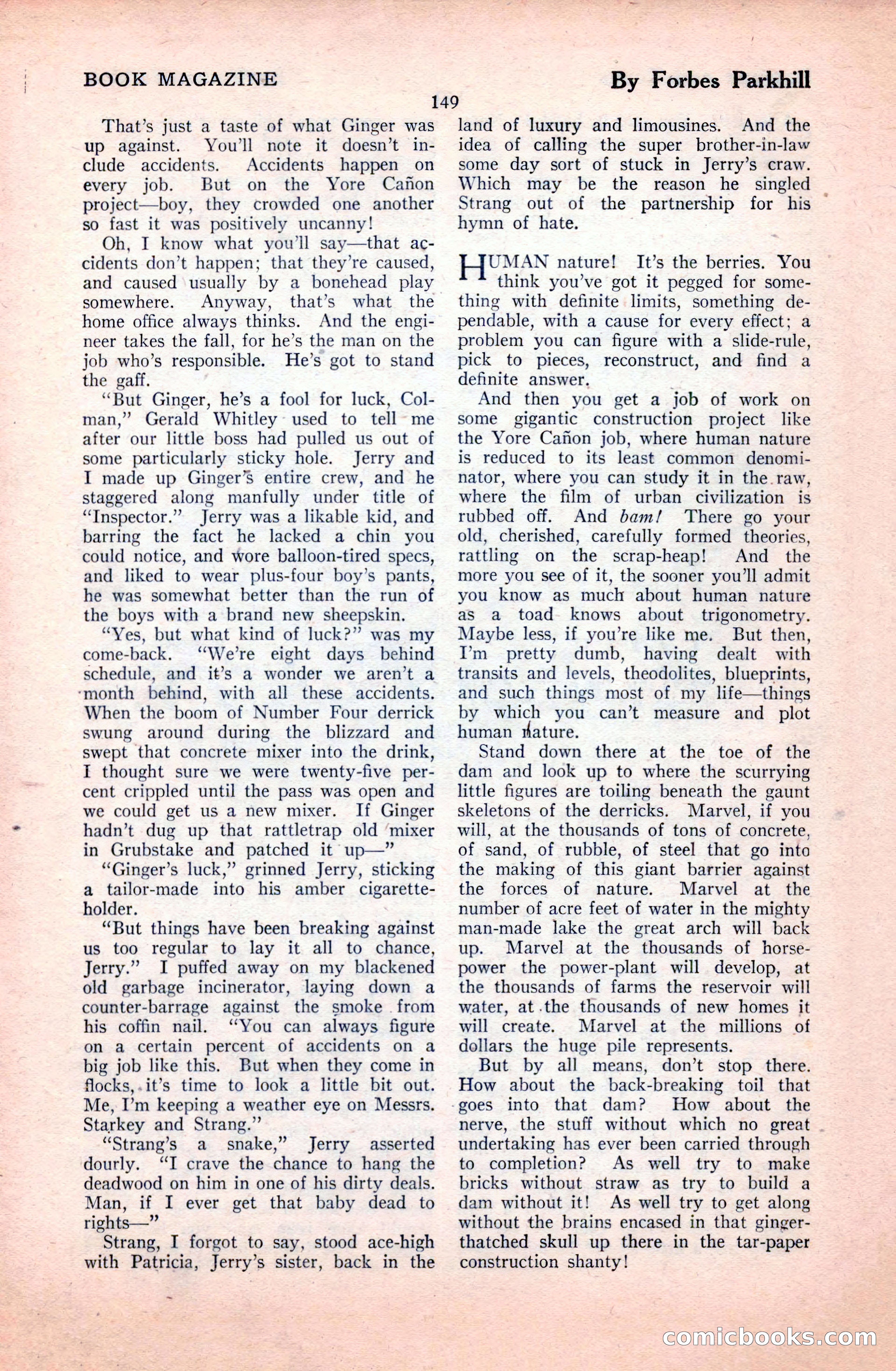 The Illustrated Blue Book Magazine, January 1928 — page 149 of 202