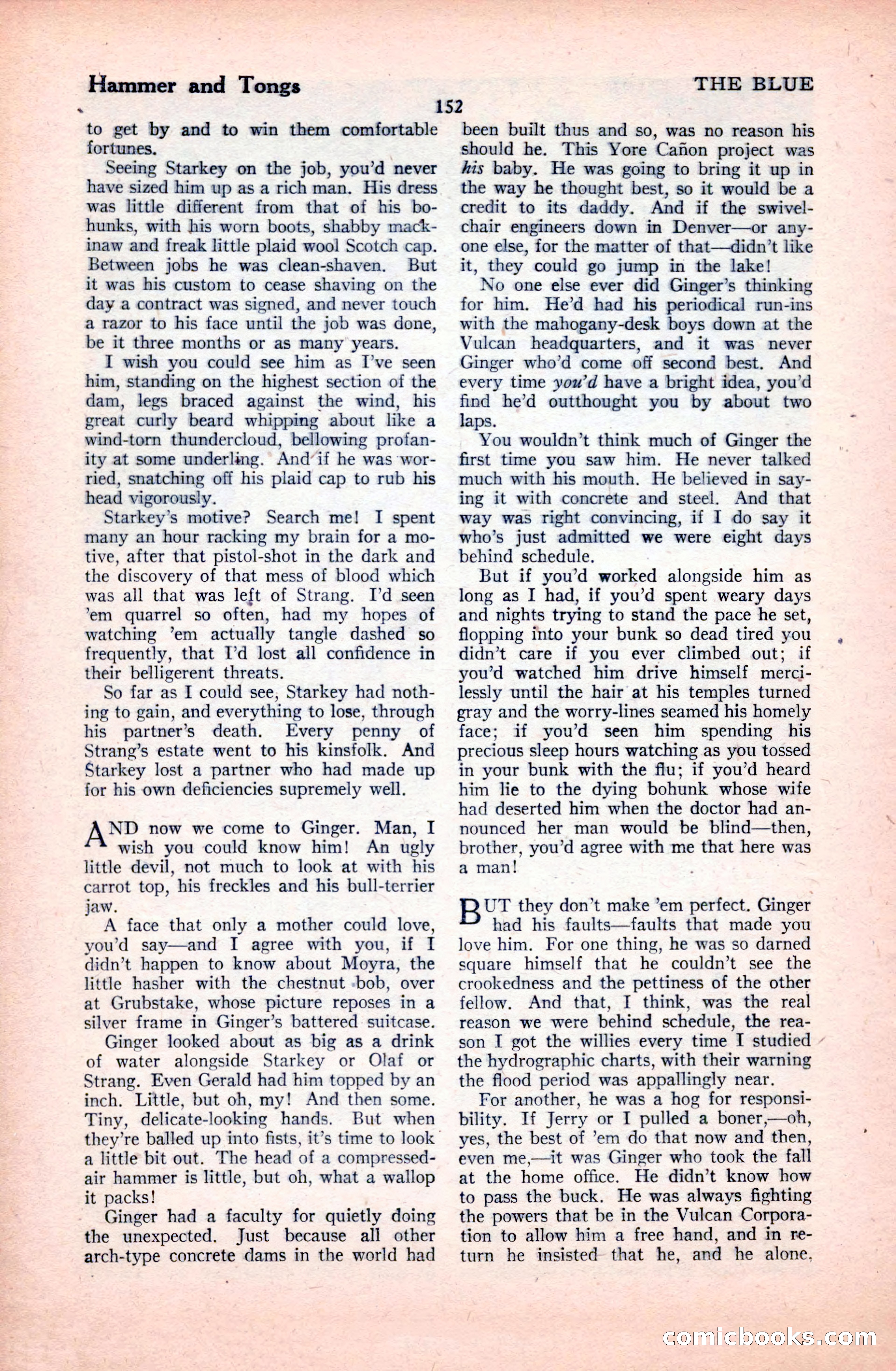 The Illustrated Blue Book Magazine, January 1928 — page 152 of 202
