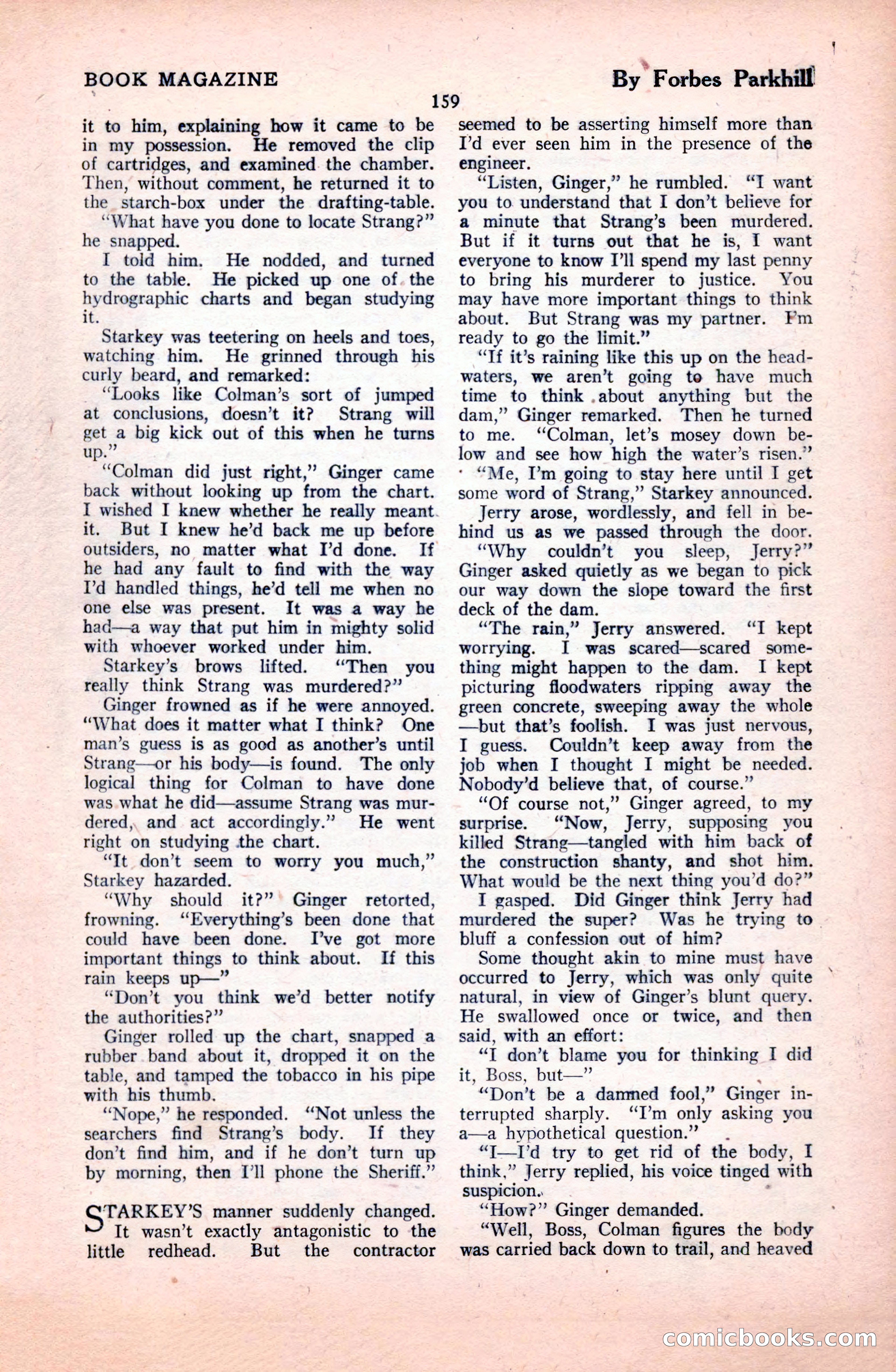The Illustrated Blue Book Magazine, January 1928 — page 159 of 202