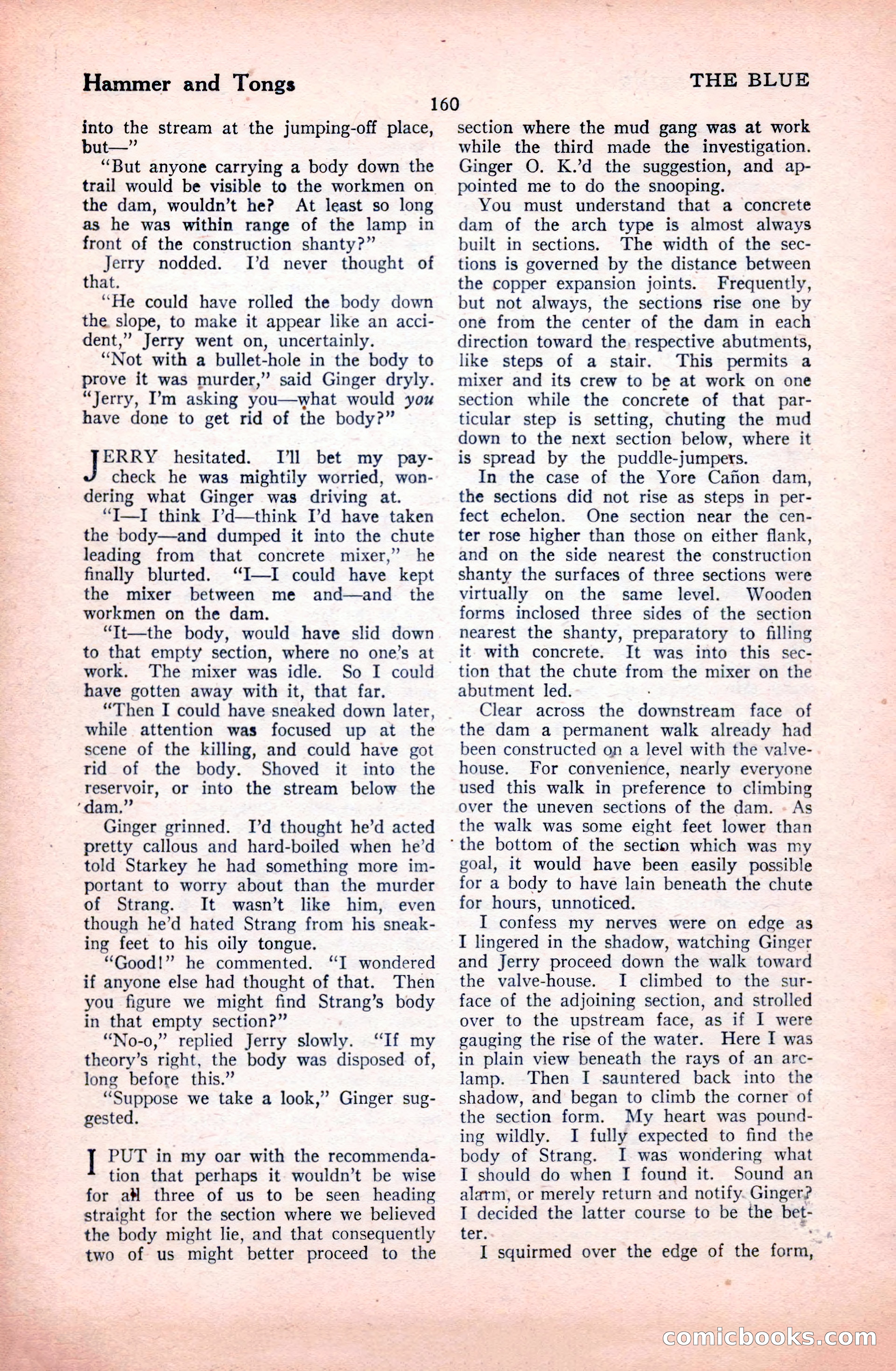 The Illustrated Blue Book Magazine, January 1928 — page 160 of 202