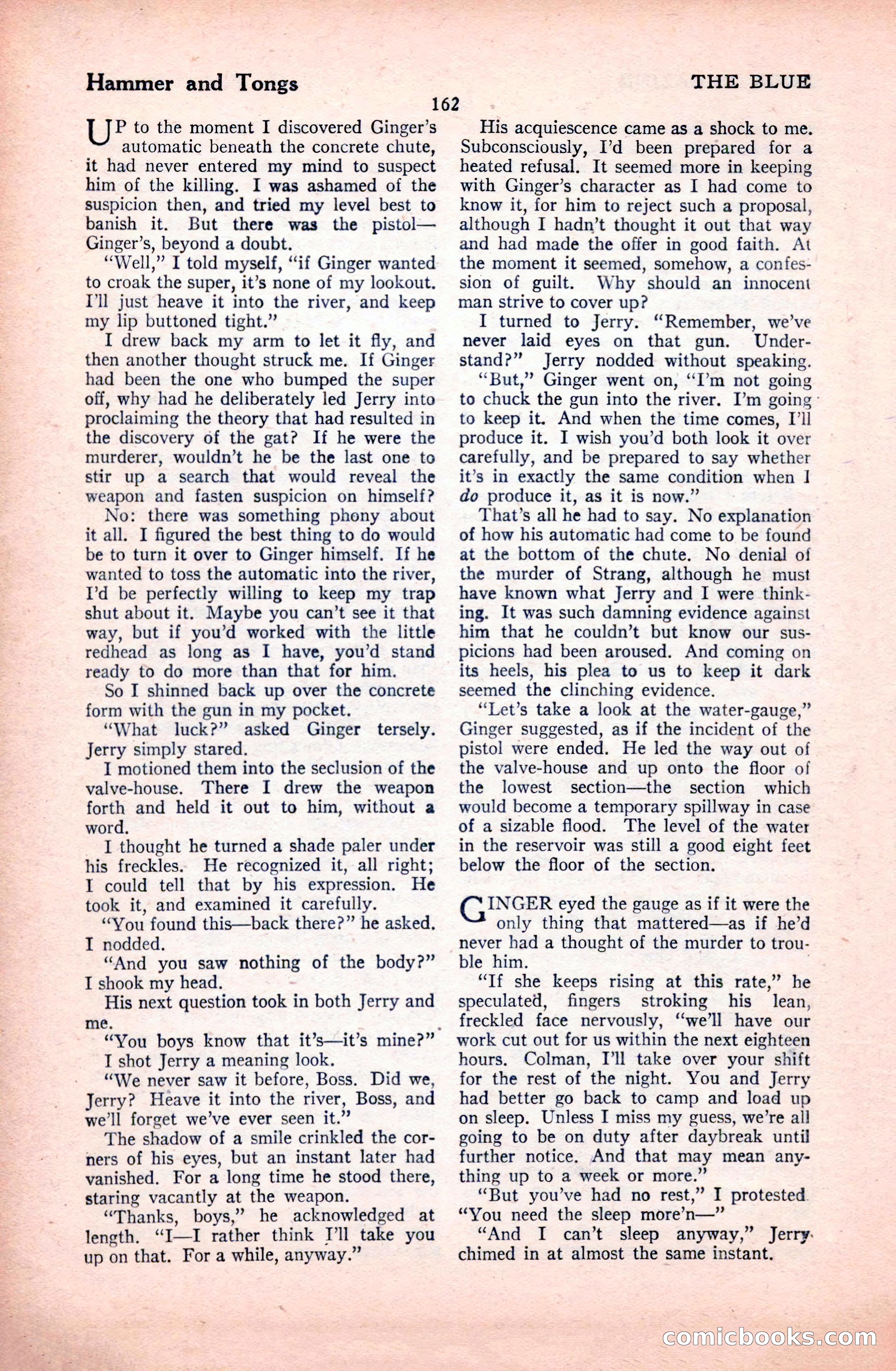 The Illustrated Blue Book Magazine, January 1928 — page 162 of 202