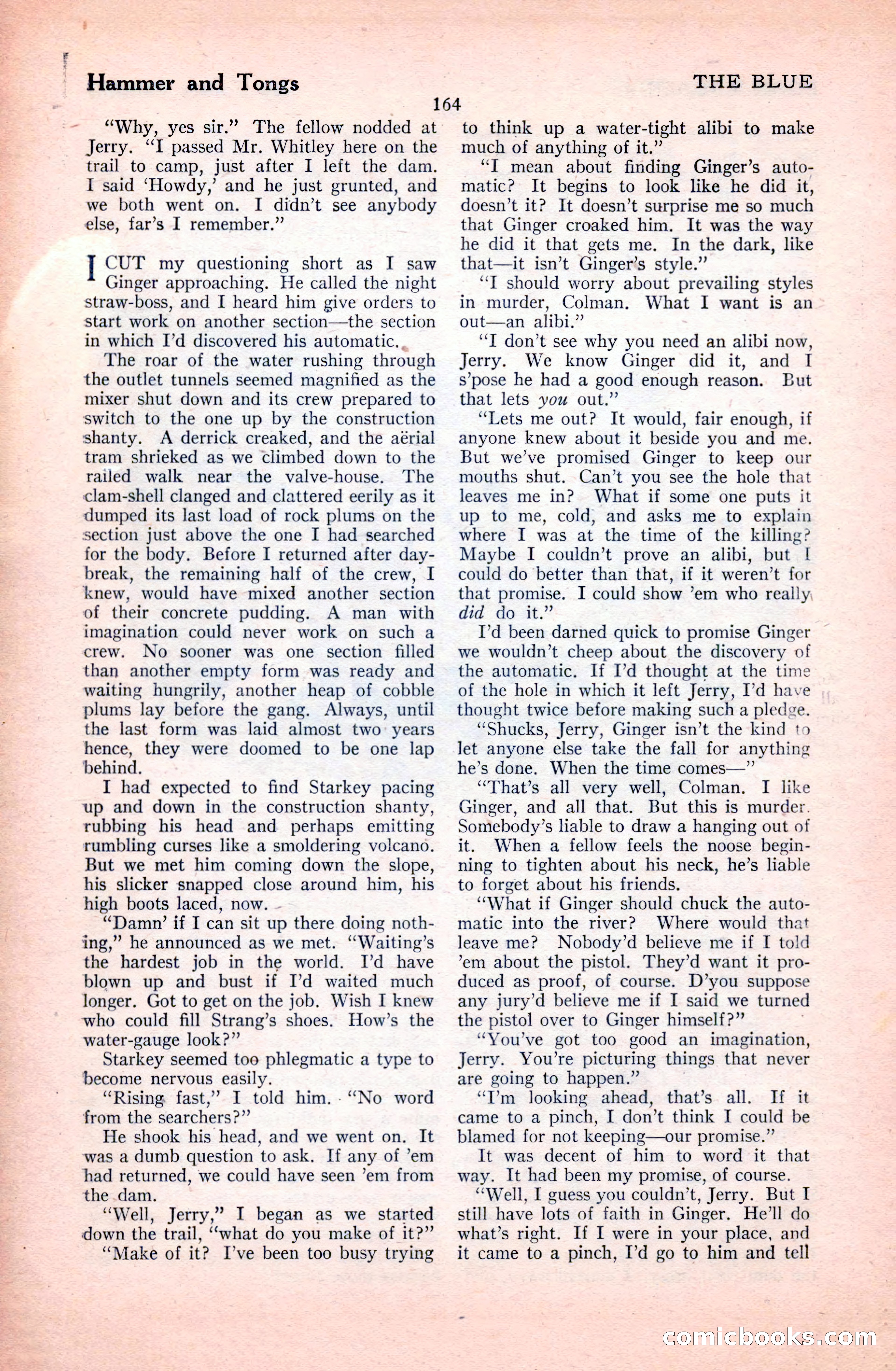 The Illustrated Blue Book Magazine, January 1928 — page 164 of 202