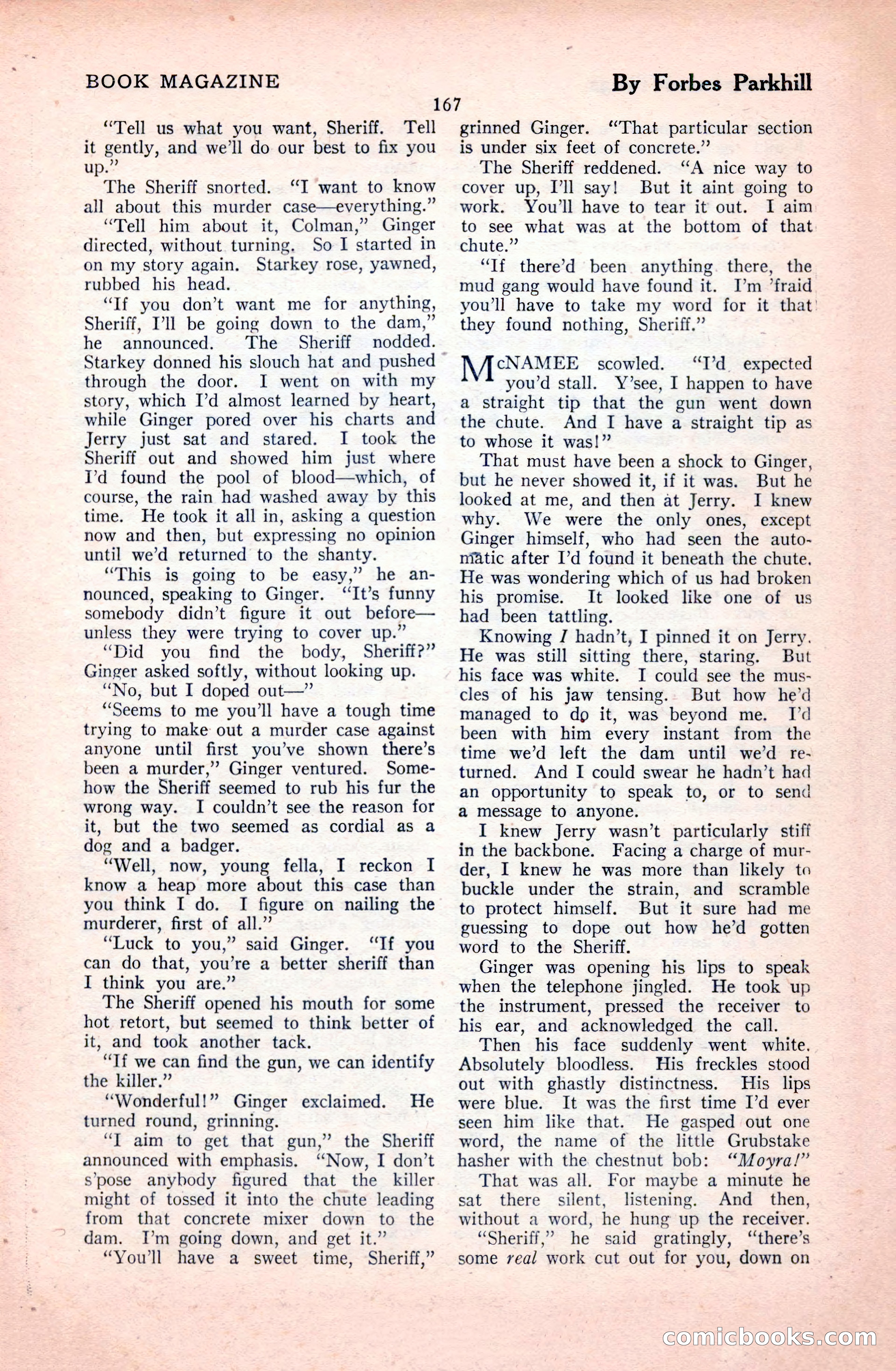 The Illustrated Blue Book Magazine, January 1928 — page 167 of 202