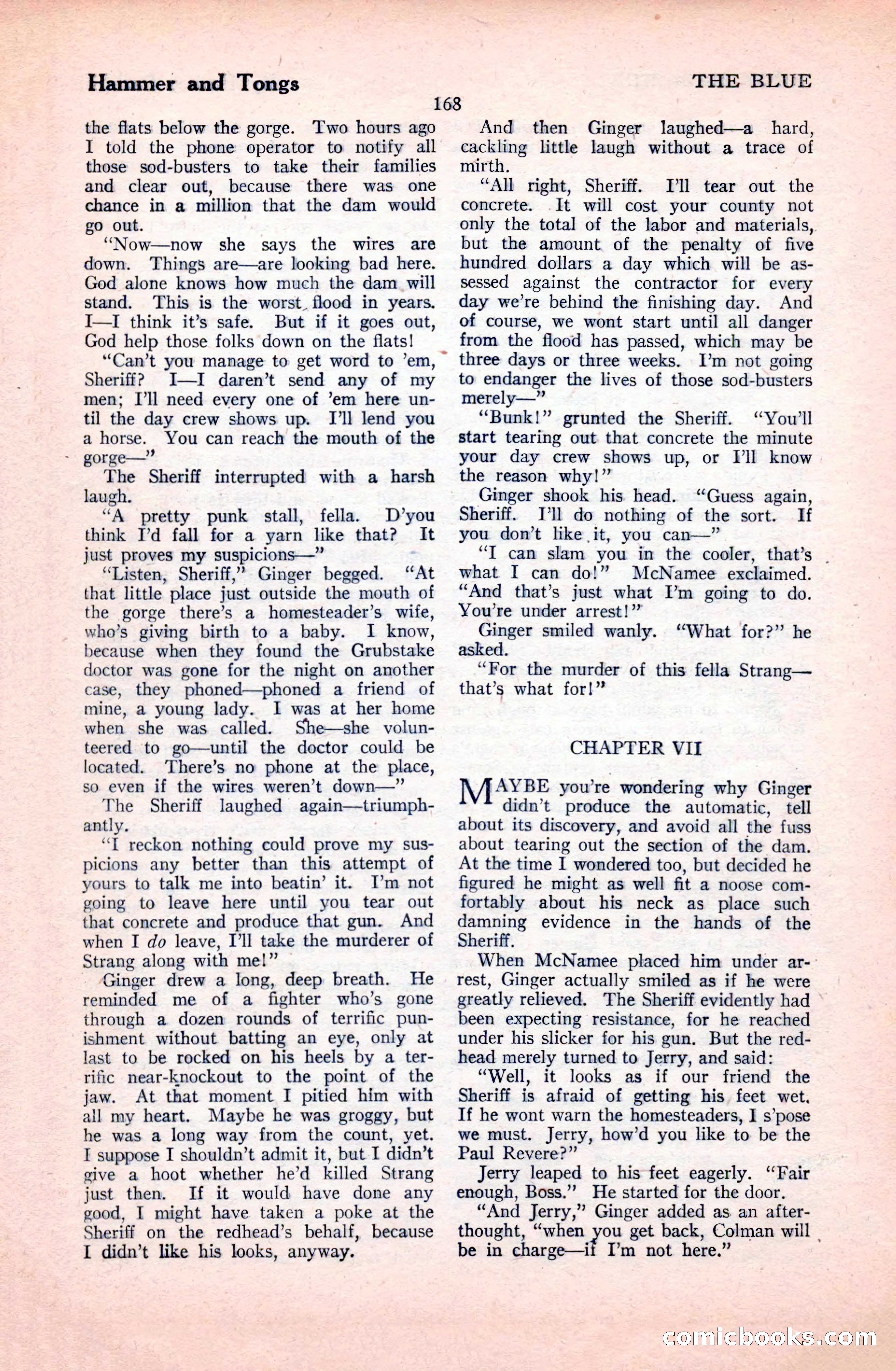 The Illustrated Blue Book Magazine, January 1928 — page 168 of 202