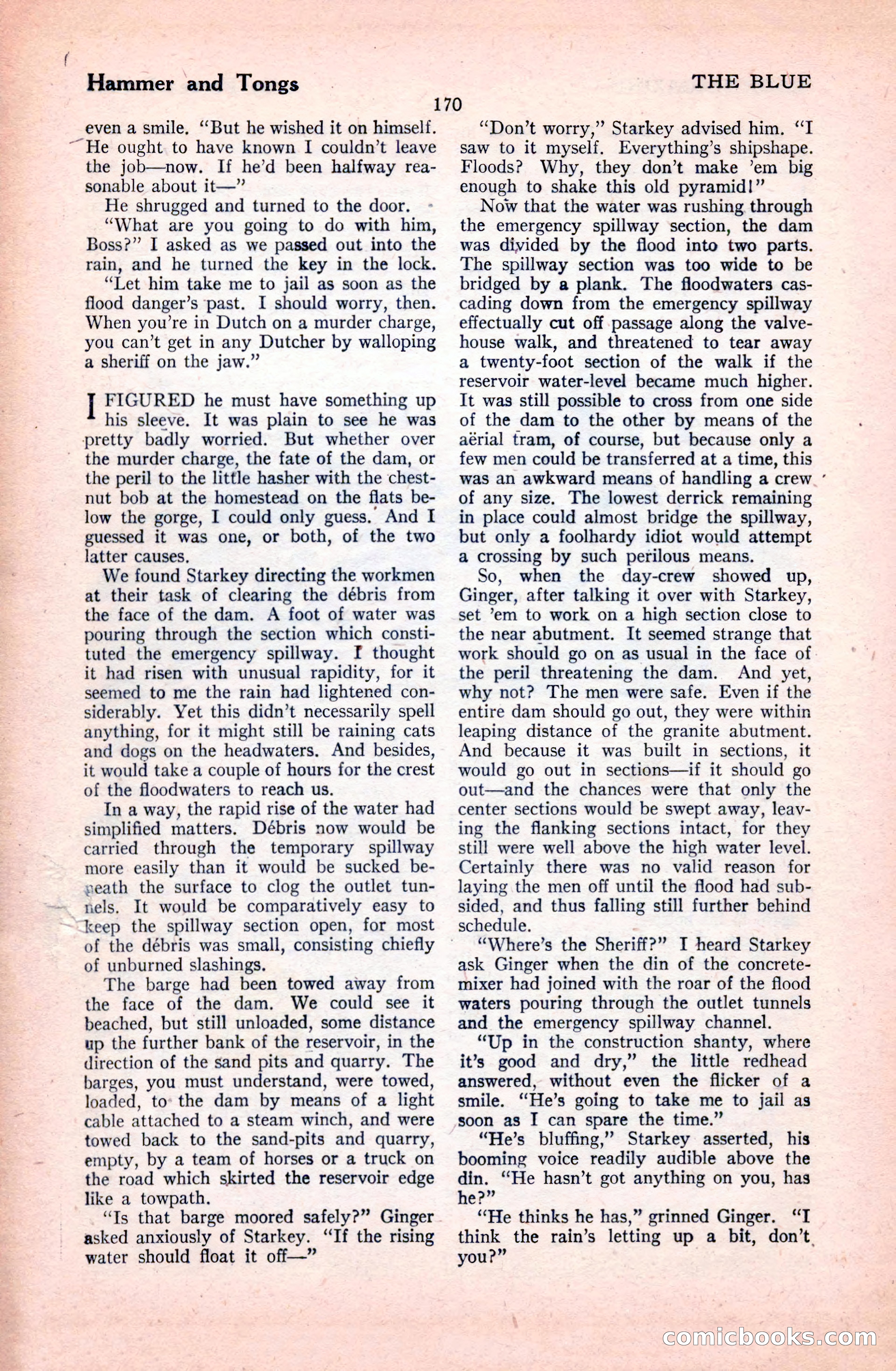 The Illustrated Blue Book Magazine, January 1928 — page 170 of 202