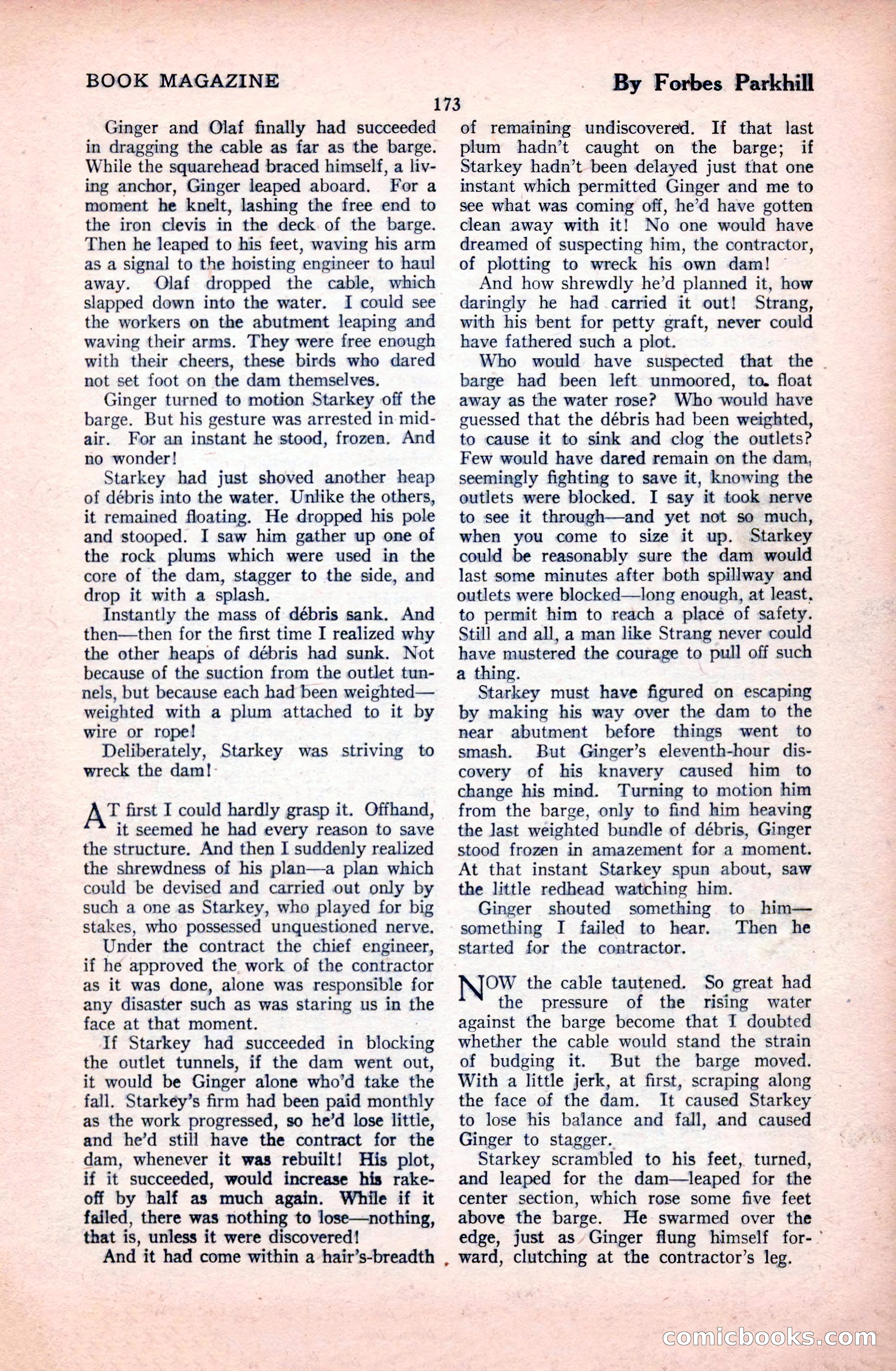 The Illustrated Blue Book Magazine, January 1928 — page 173 of 202