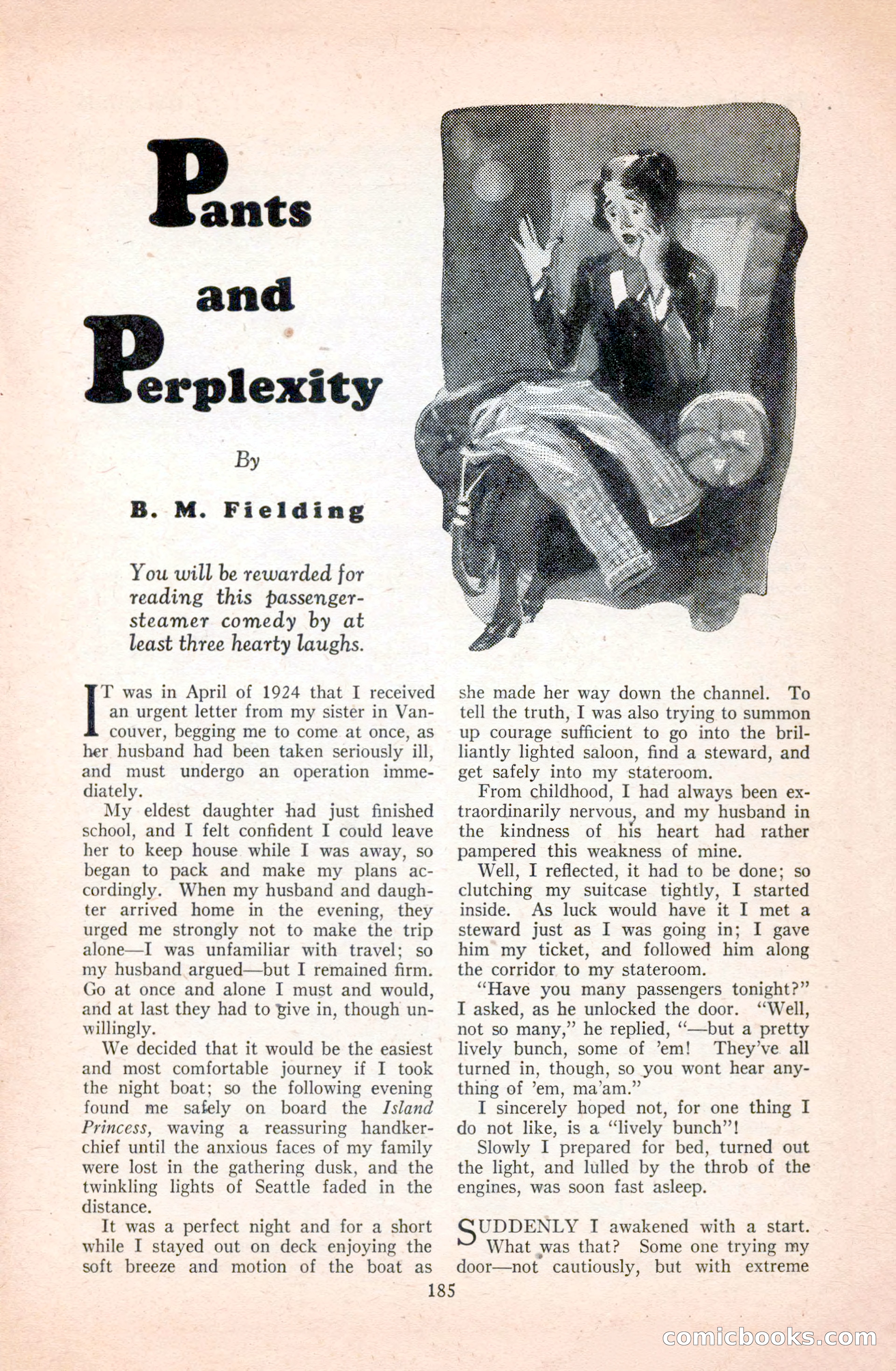 The Illustrated Blue Book Magazine, January 1928 — page 185 of 202