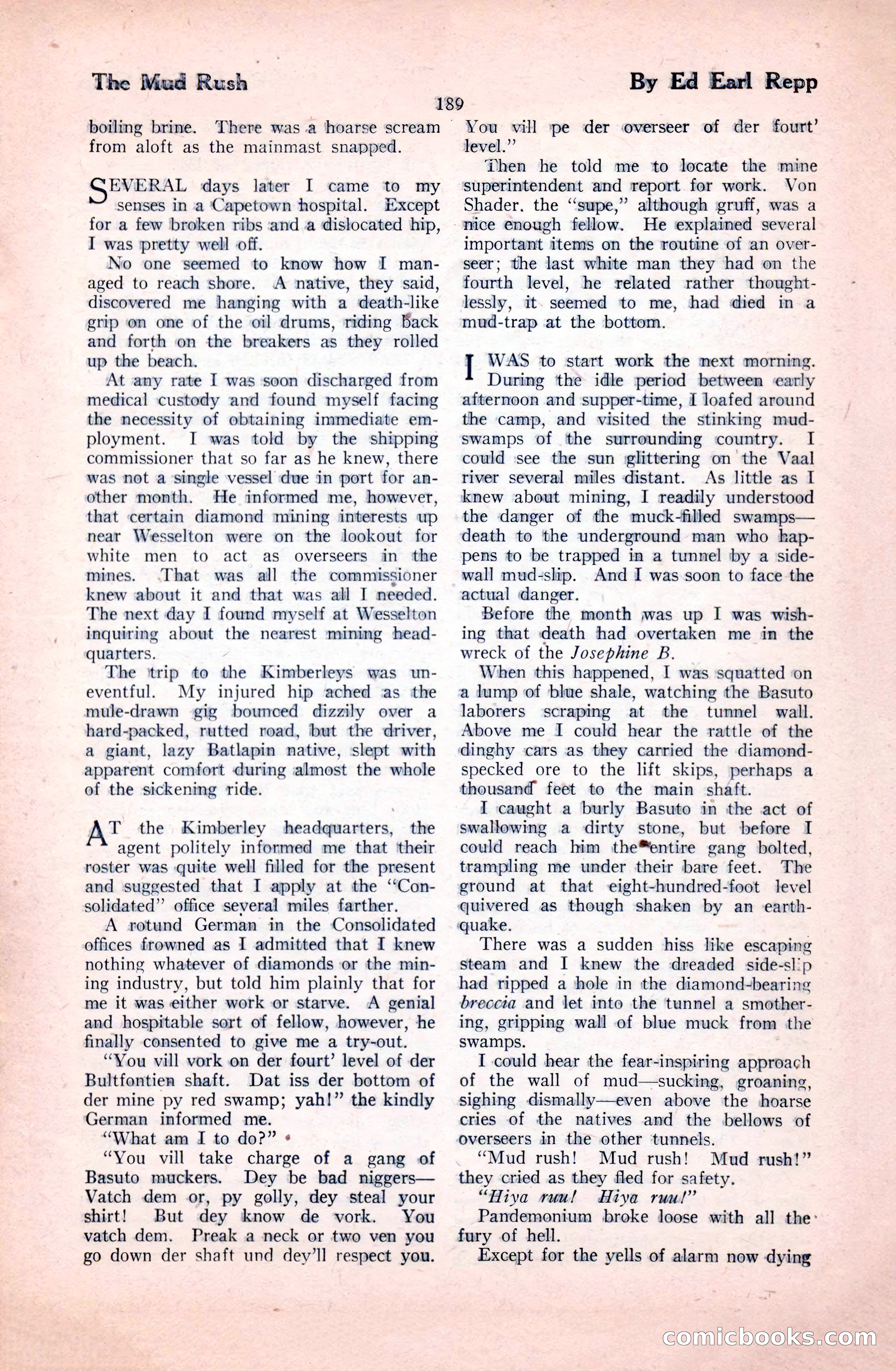 The Illustrated Blue Book Magazine, January 1928 — page 189 of 202