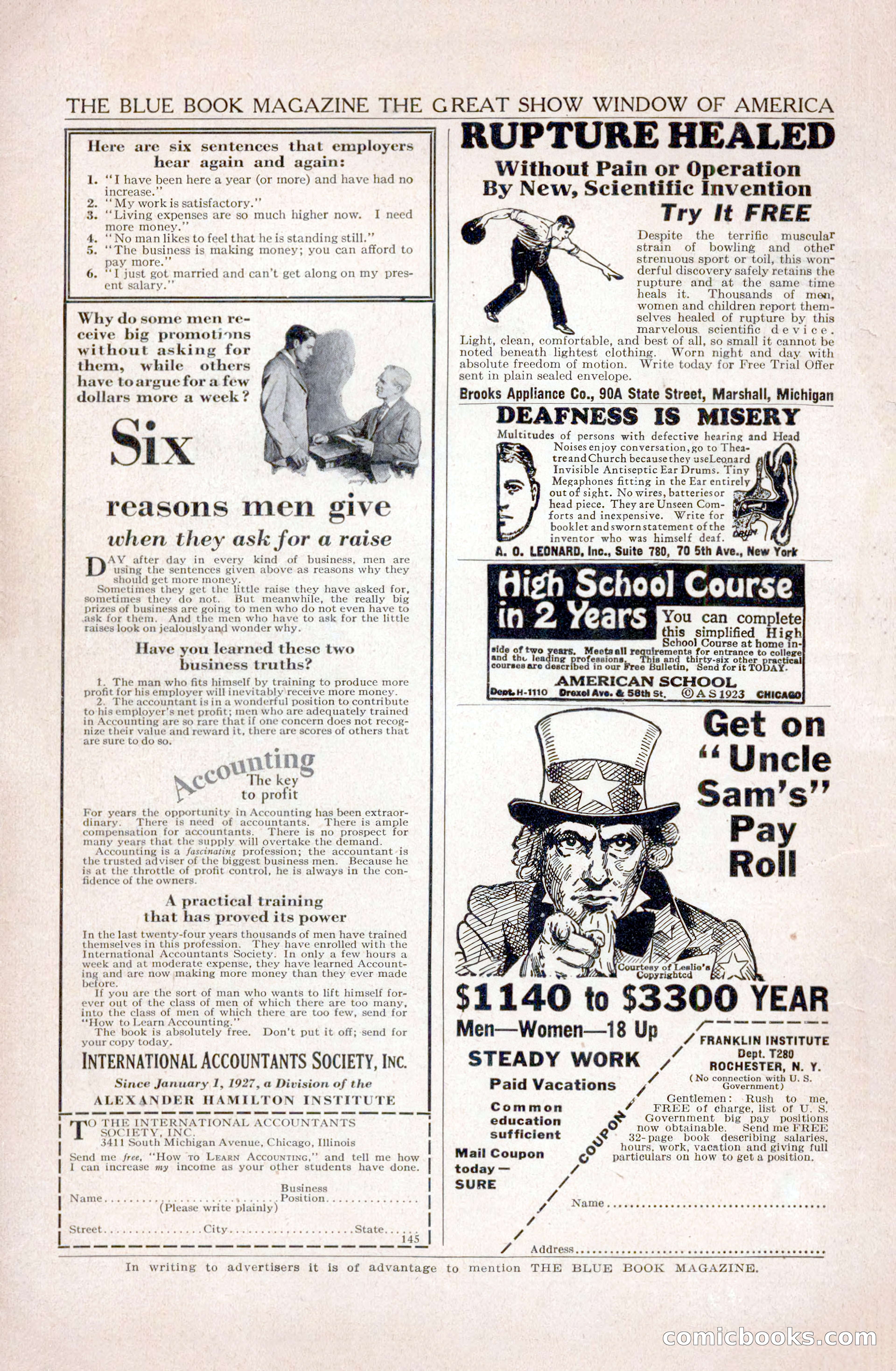 The Illustrated Blue Book Magazine, January 1928 — page 198 of 202